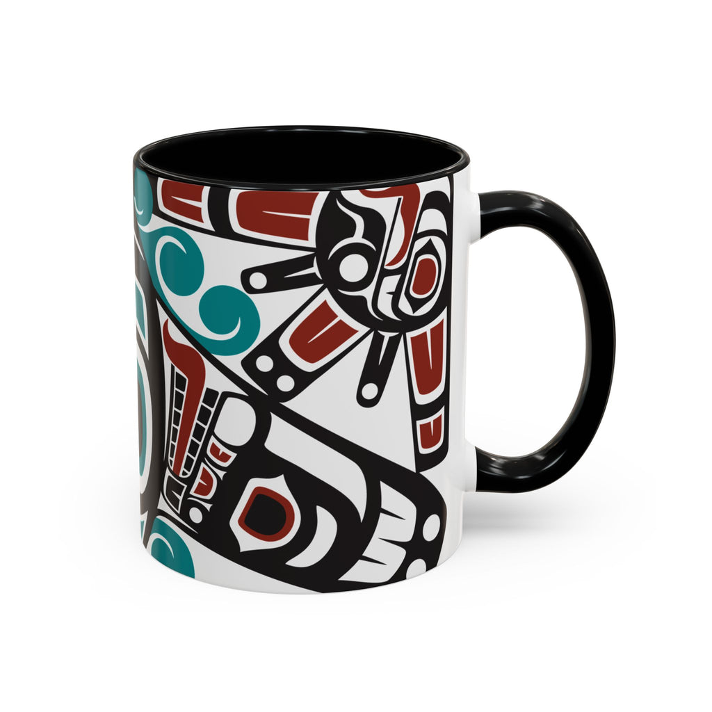 11 oz. Coffee Mug - Classic Tribal Orca - Northern Spiritlines™ Collection