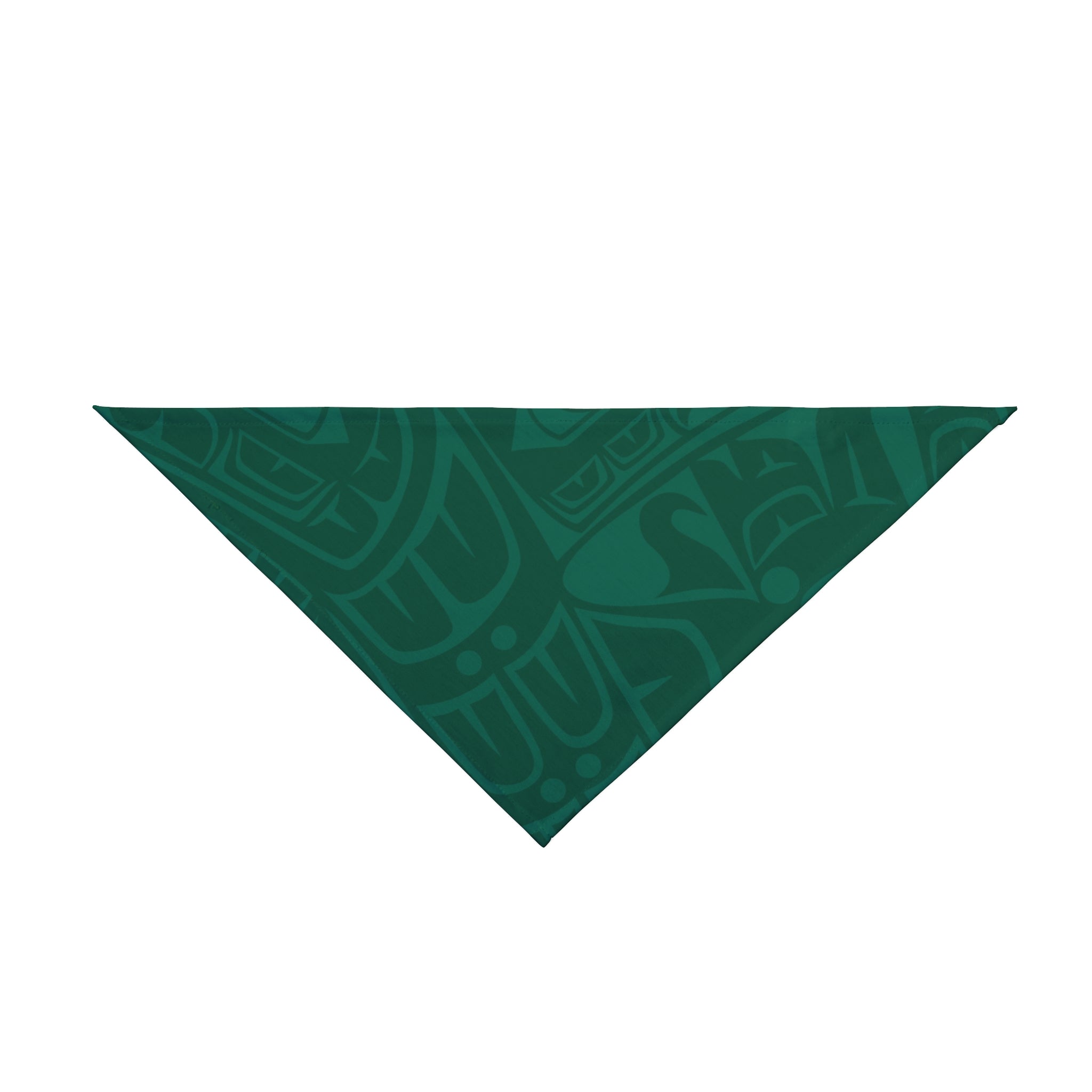 Pet Bandana - Classic Tribal Print (Green) - Northern Spiritlines™