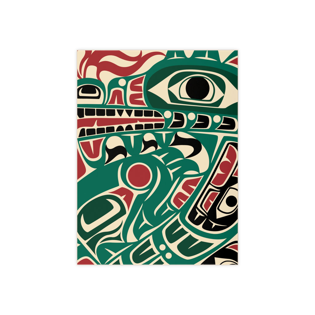 Ceramic Tile - Classic Tribal Sea Monster - Northern Spiritlines™