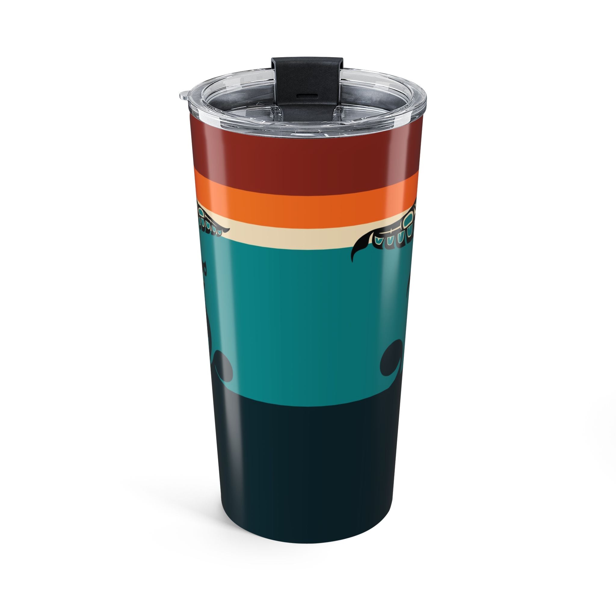 20 oz. Travel Tumbler | Classic Tribal Puffins | Signature Collection