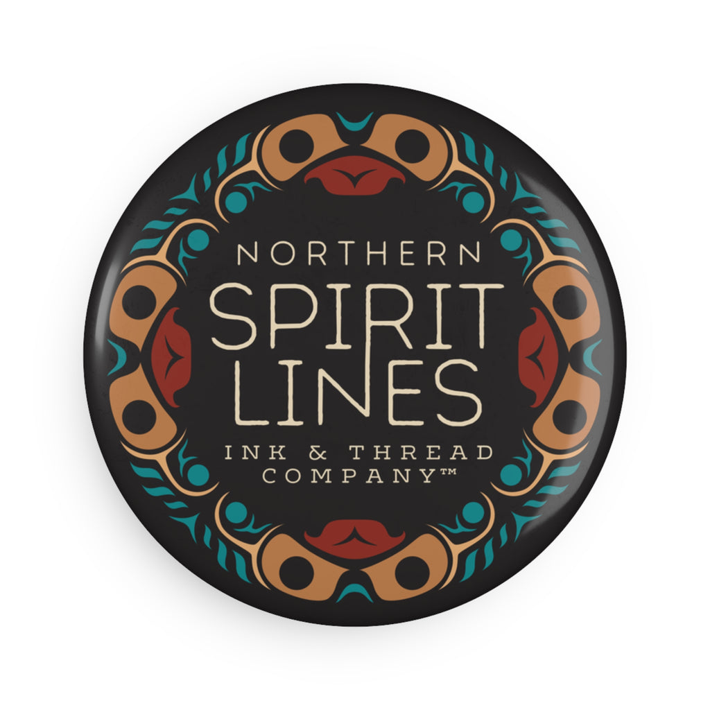 Round Metal Magnet - Northern Spiritlines™ Logo