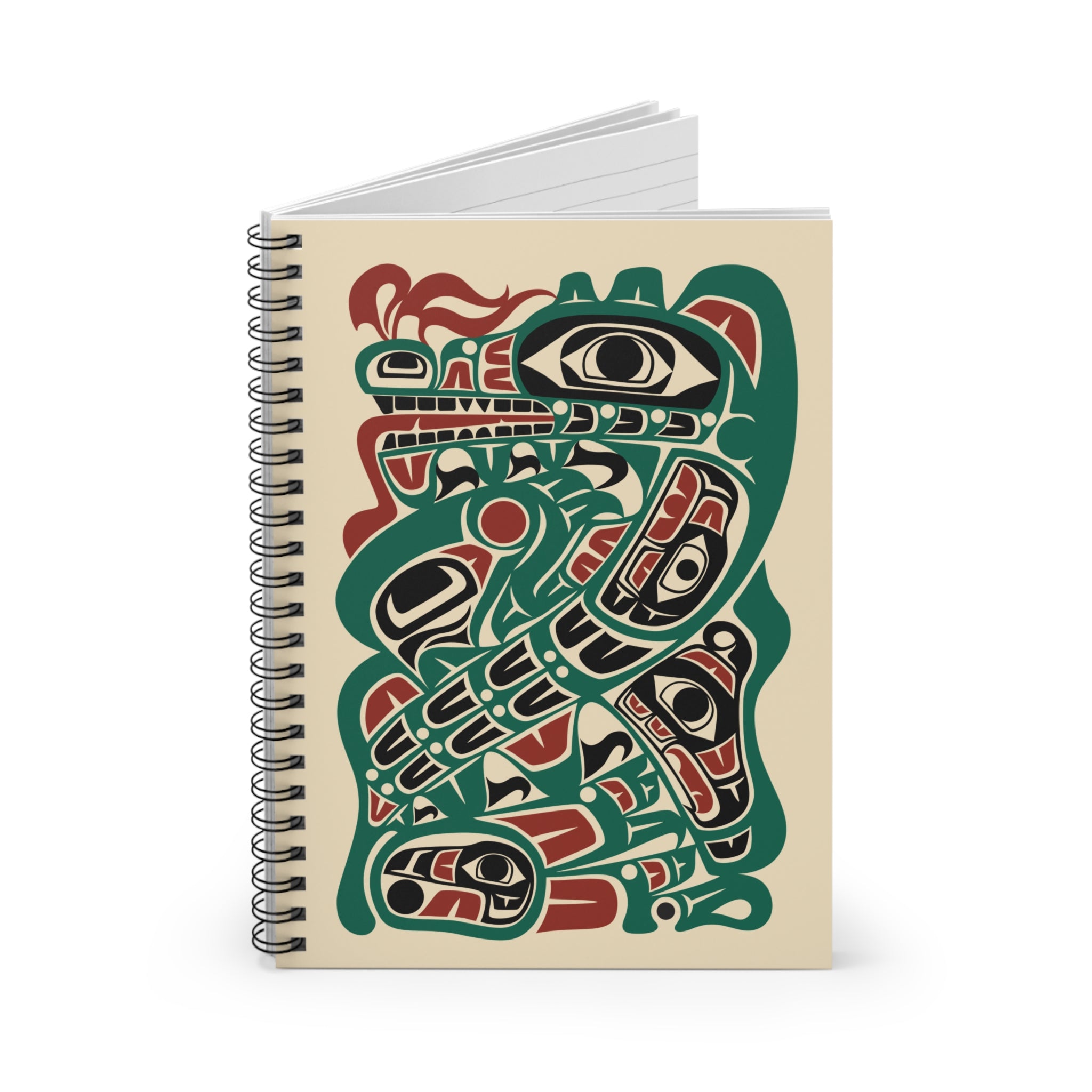 Journal - Spiral Bound | Classic Tribal Sea Monster | Signature Collection