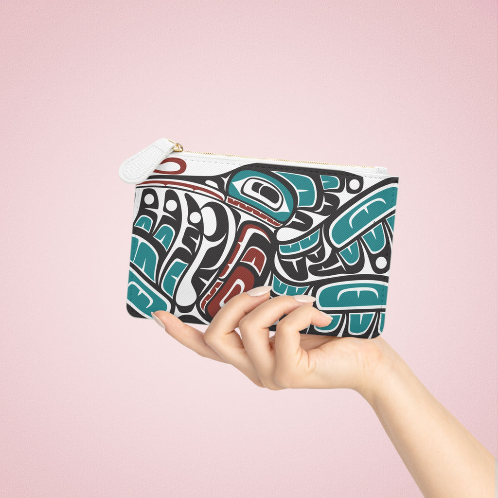 Mini Clutch Bag/Wallet - Classic Tribal Hummingbird - Northern Spiritlines™