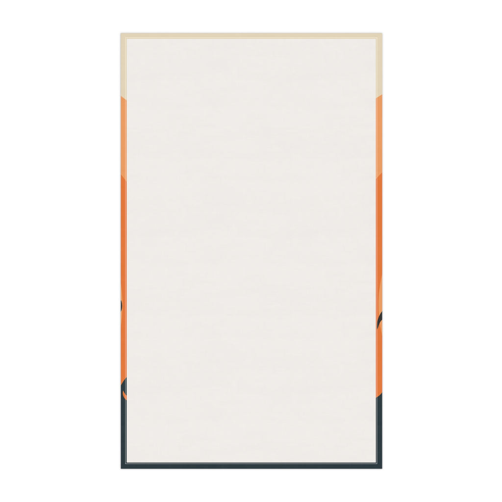 Cotton Twill Tea Towel - Classic Tribal Puffins - Northern Spiritlines™