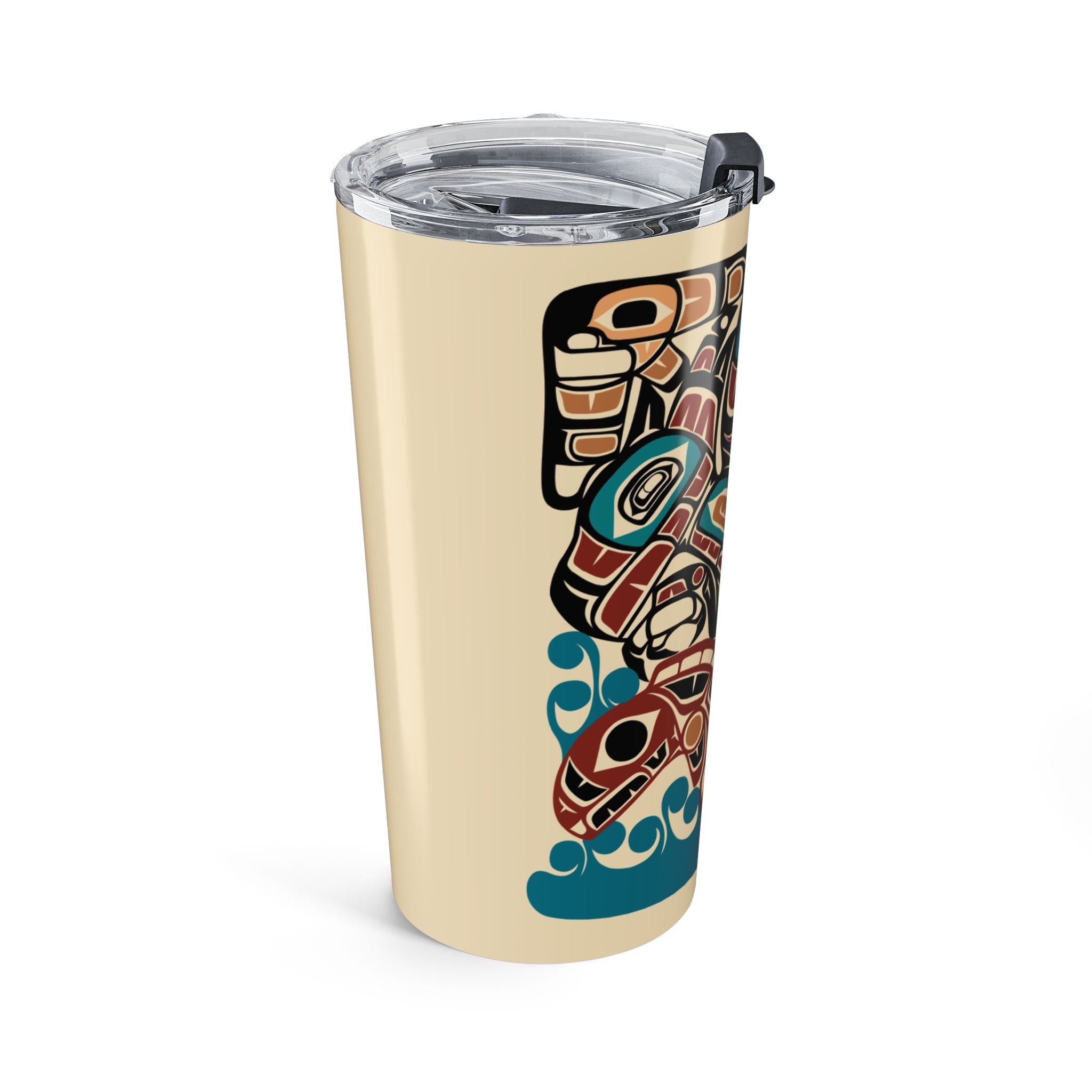 20 oz. Travel Tumbler | Alaska Eagle & Salmon | Stateline™ Collection