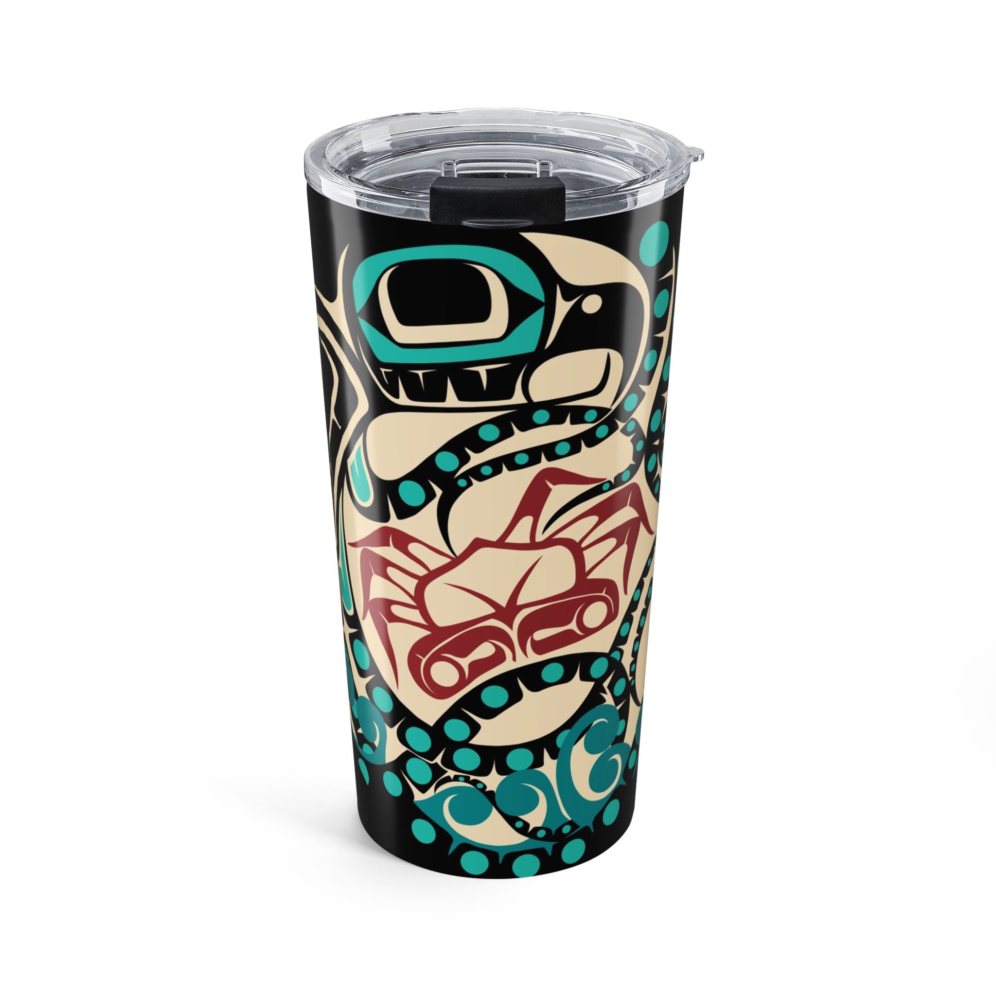 20 oz. Travel Tumbler | Classic Tribal Octopus | Signature Collection