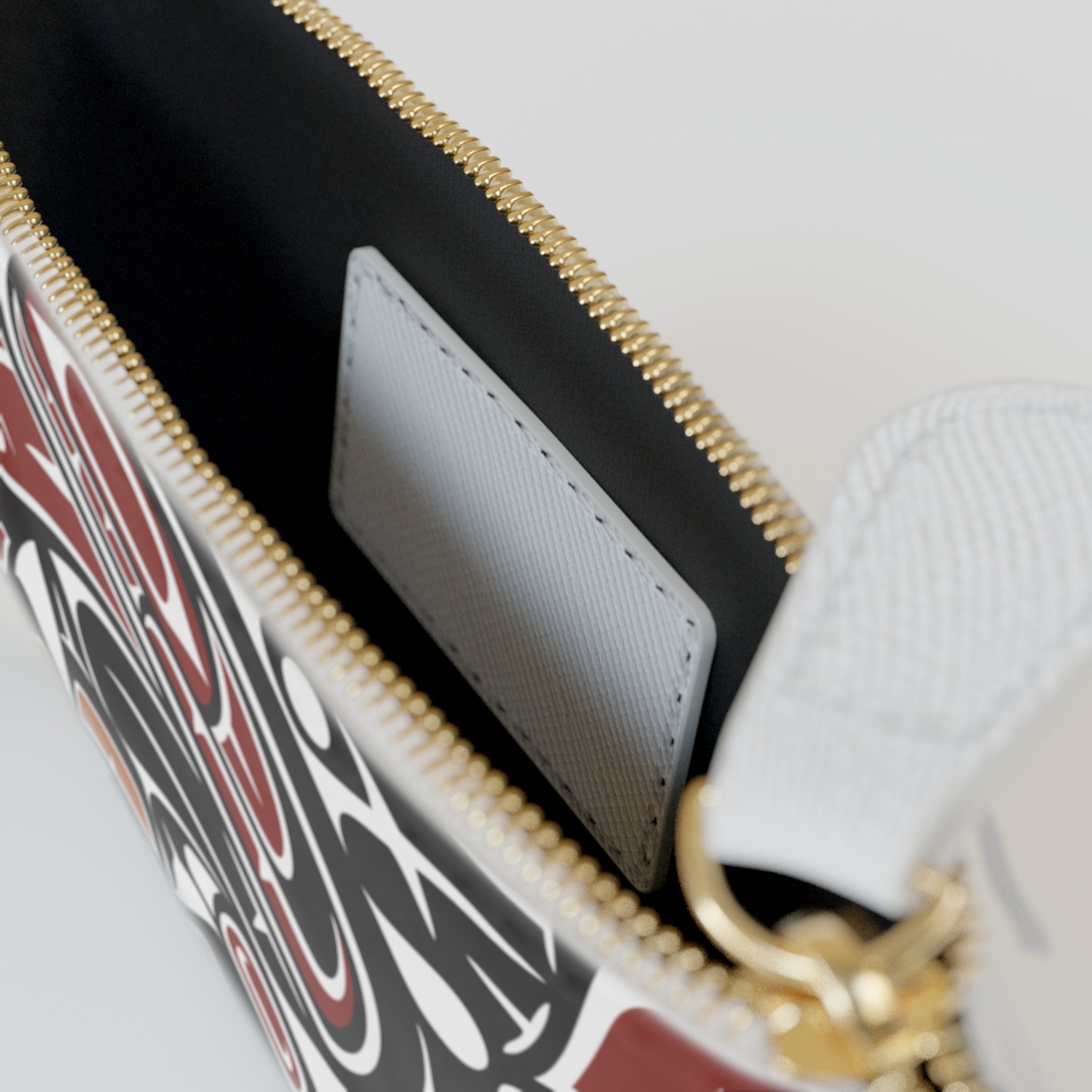 Mini Clutch Bag/Wallet - Classic Tribal Raven - Northern Spiritlines™
