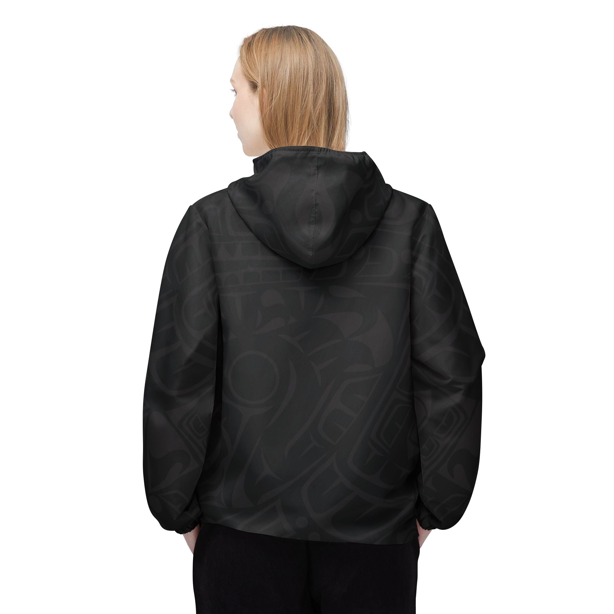 Unisex Windbreaker | Classic Smoky Tribal Print | Northern Spiritlines™