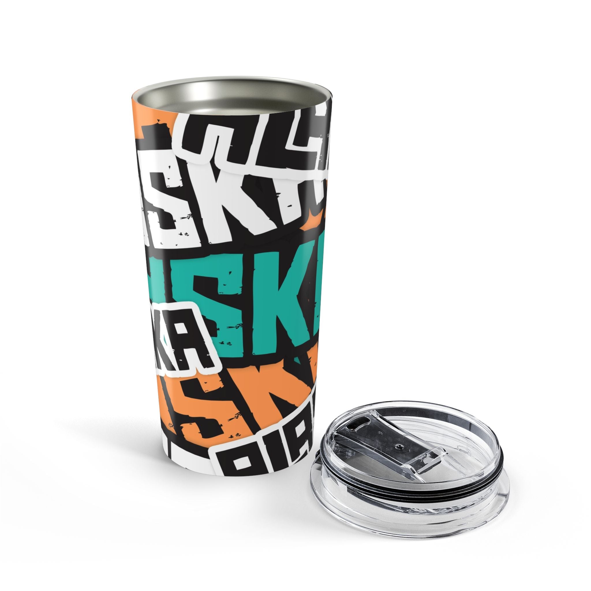 20 oz. Stainless Steel Tumbler w/ Lid - AK Sticker Bomb - AK State Line™ Collection