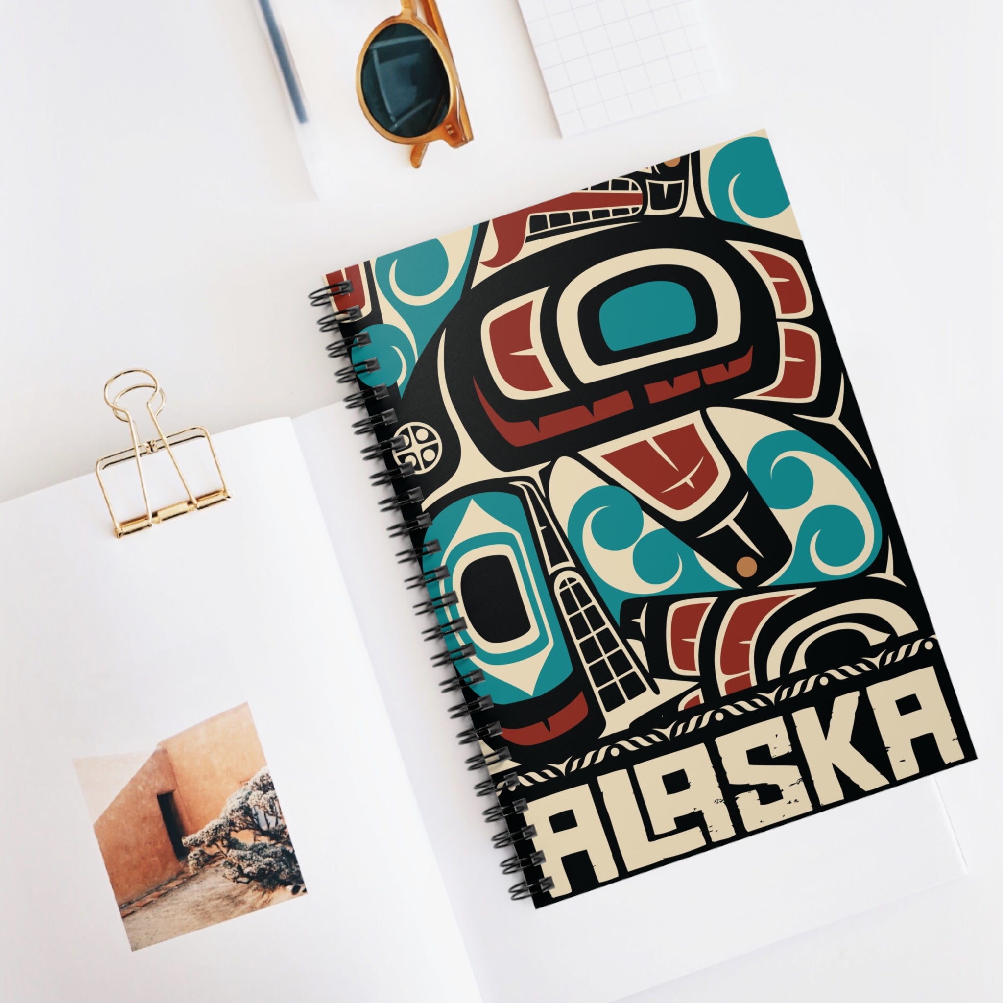 Spiral Notebook, Journal | Alaska Tribal Orca | Stateline™ Collection
