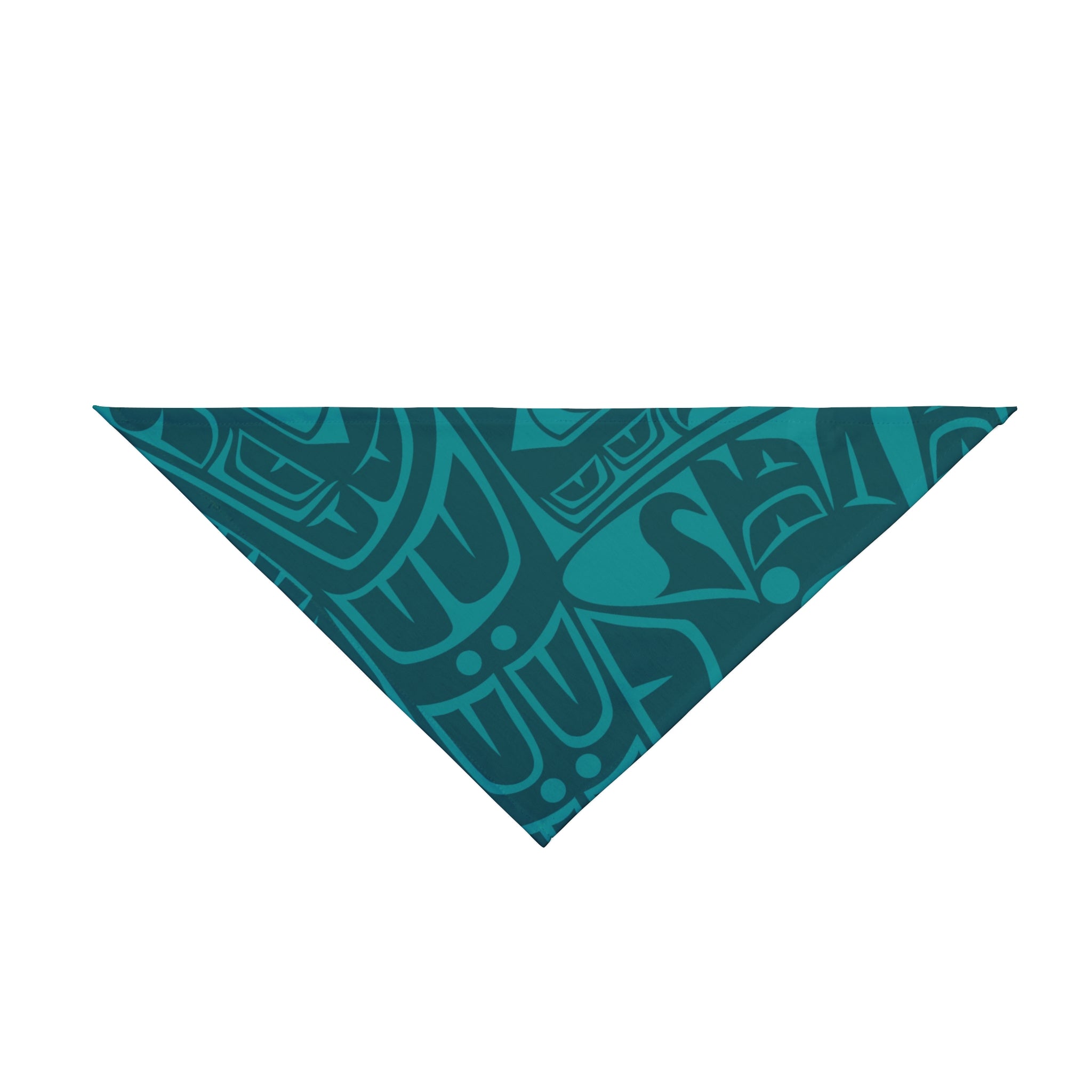 Pet Bandana - Classic Tribal Print (Teal) - Northern Spiritlines™