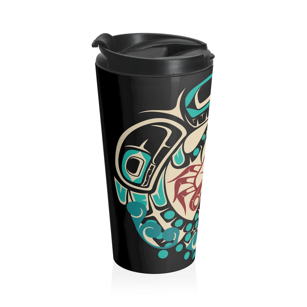 15 oz. Coffee Travel Tumbler | Tribal Octopus | Signature Collection