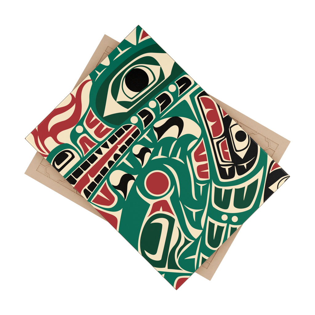 Ceramic Tile - Classic Tribal Sea Monster - Northern Spiritlines™