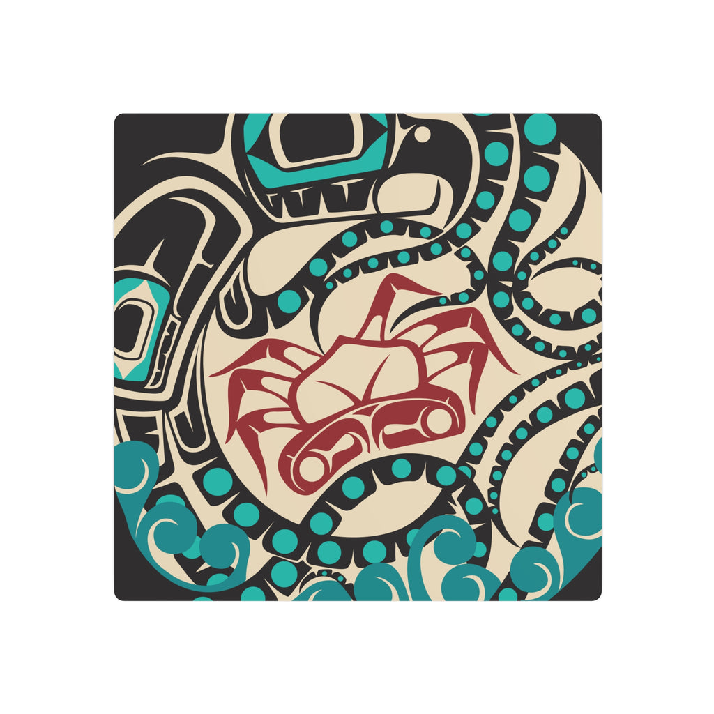 Metal Wall Art - Classic Tribal Octopus - Northern Spiritlines™