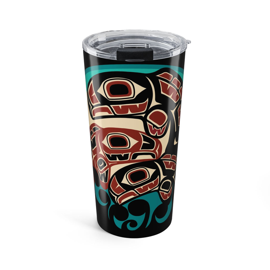 20 oz. Travel Tumbler | Classic Tribal Salmon | Signature Collection