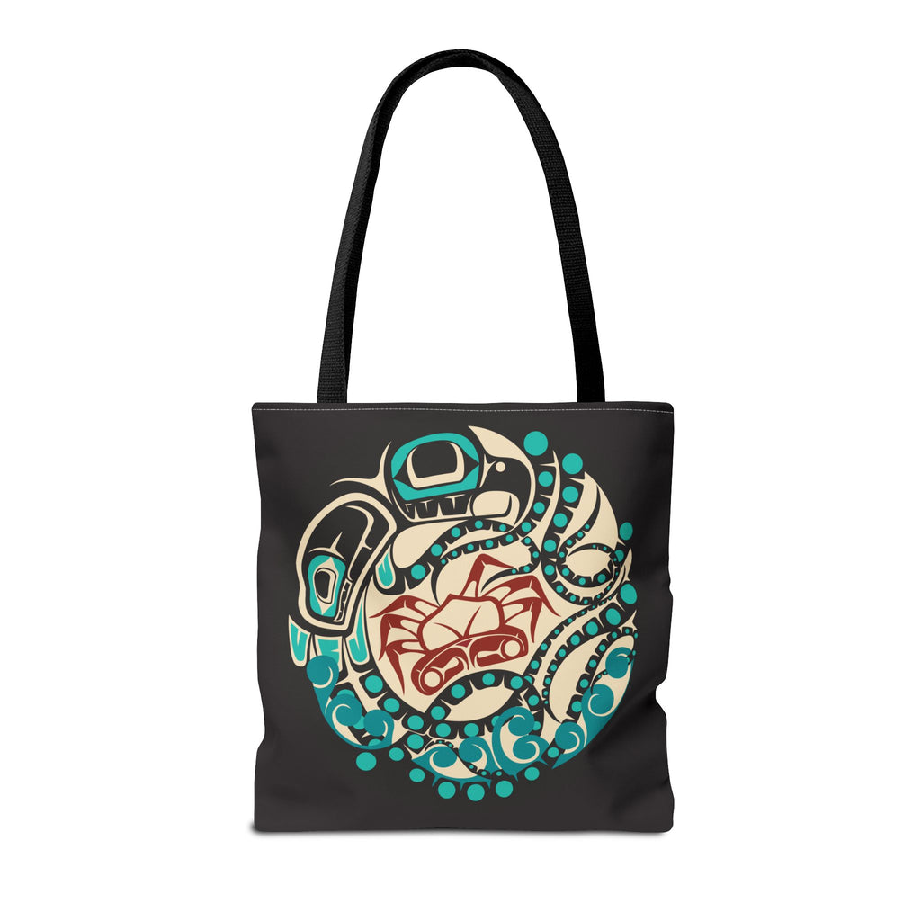 Canvas Tote Bag - Classic Tribal Octopus Print - Northern Spiritlines™