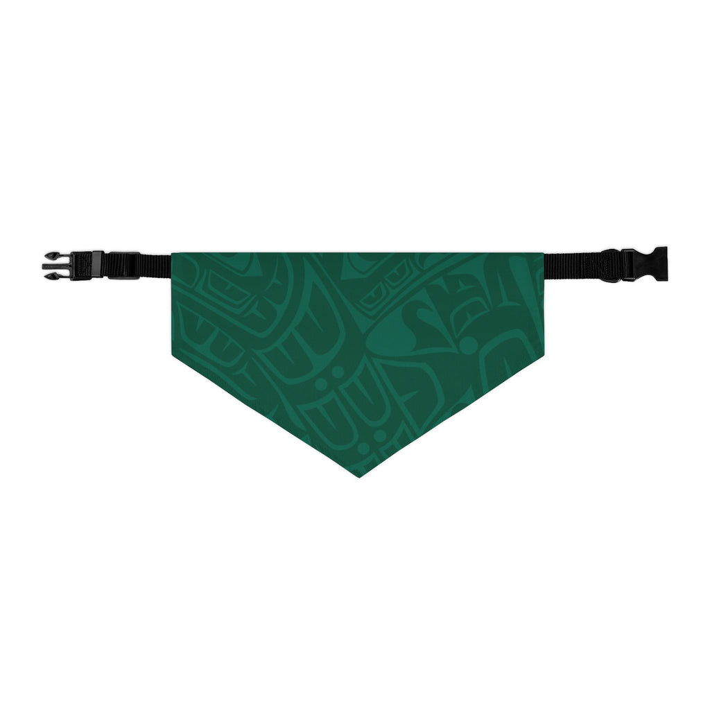 Pet Bandana Collar - Classic Tribal Print (Green) Northern Spiritlines™