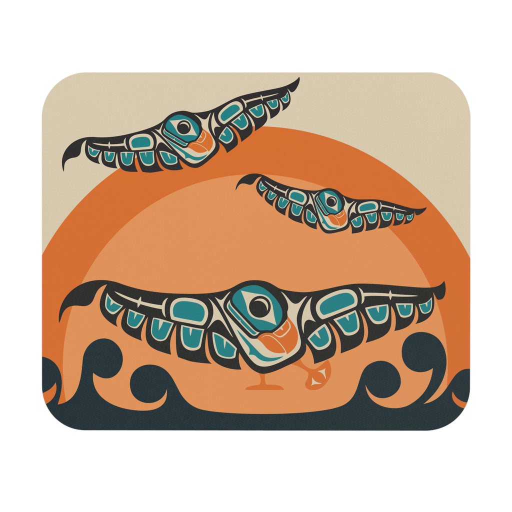 Mouse Pad - Classic Tribal Puffins - Northern Spiritlines™
