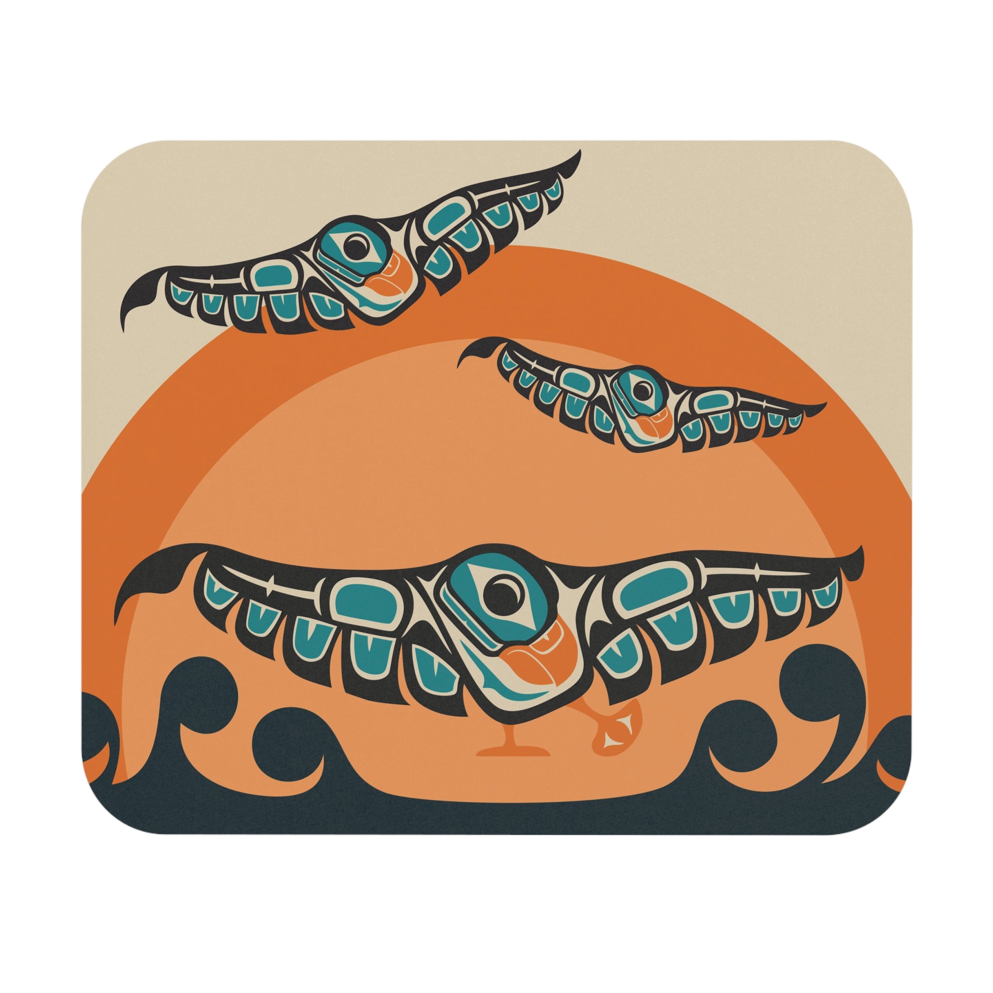 Mouse Pad - Classic Tribal Puffins - Northern Spiritlines™