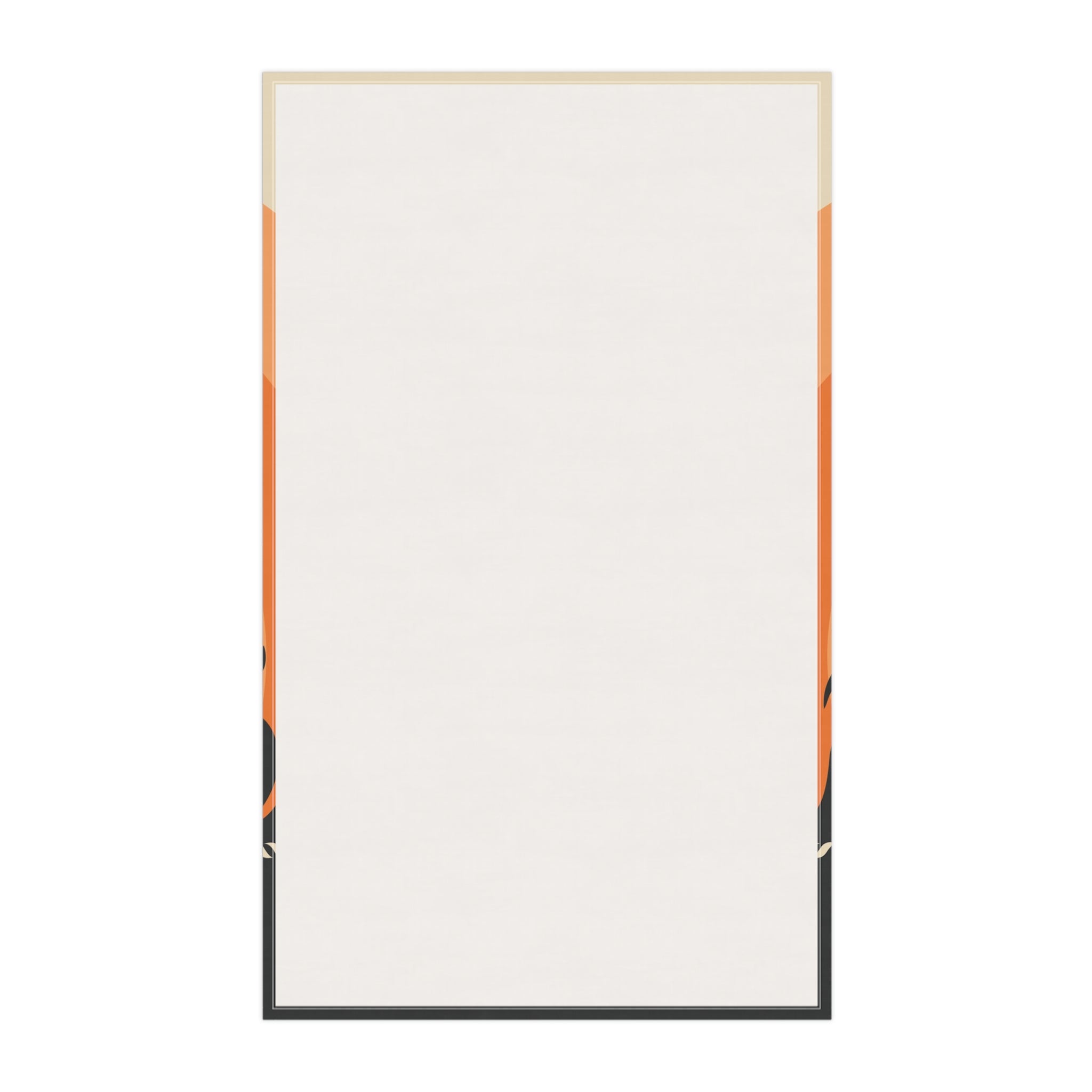 Cotton Twill Tea Towel - Alaska Tribal Puffins - AK State Line™ Collection