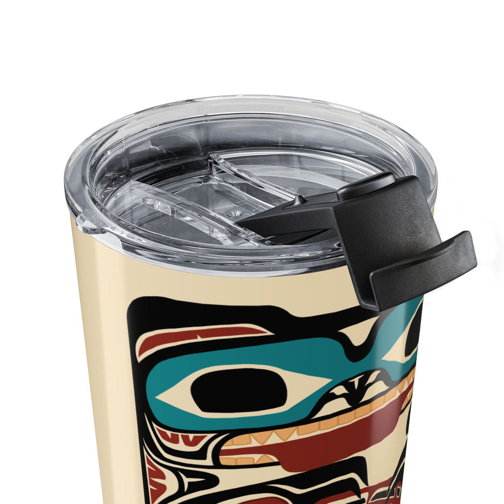 20 oz. Travel Tumbler | Alaska Bear & Salmon | Stateline™ Collection
