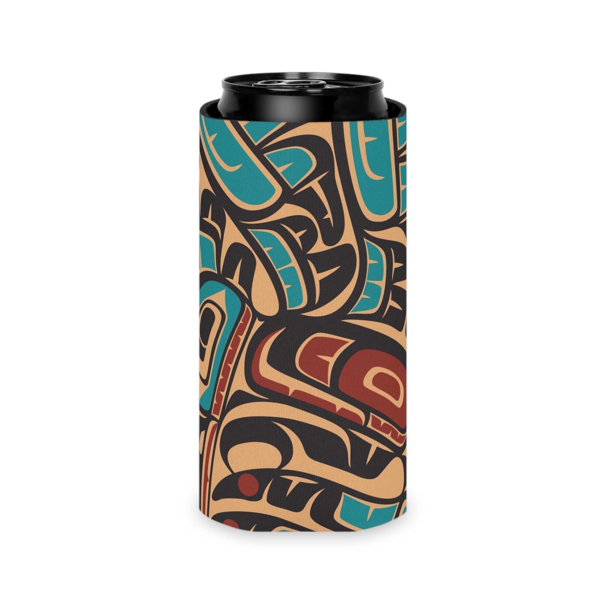 Insulated Can Coolers Koozie (Regular & Slim) Classic Tribal Hummingbird - Northern Spiritlines™