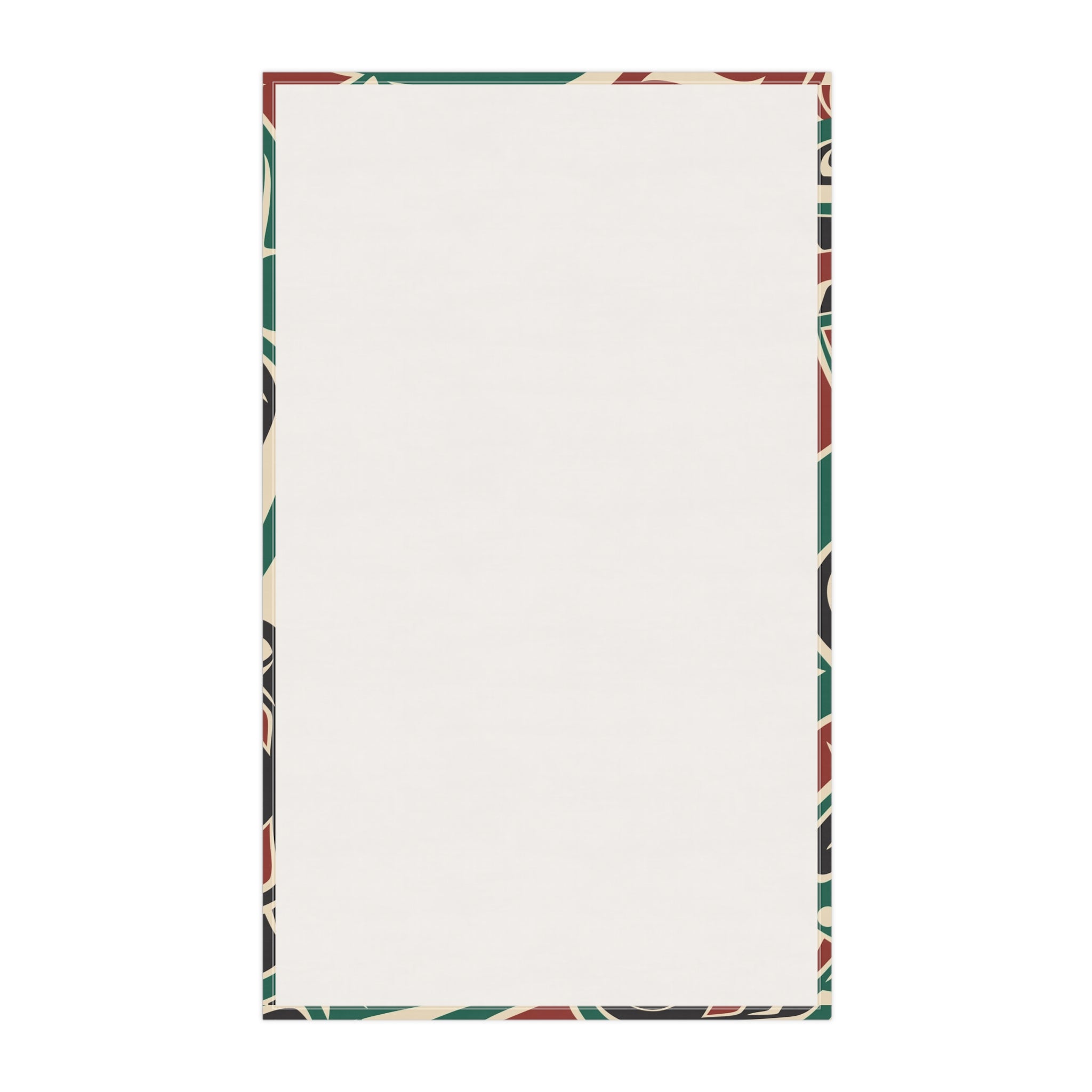 Cotton Twill Tea Towel - Classic Tribal Sea Monster - Northern Spiritlines™