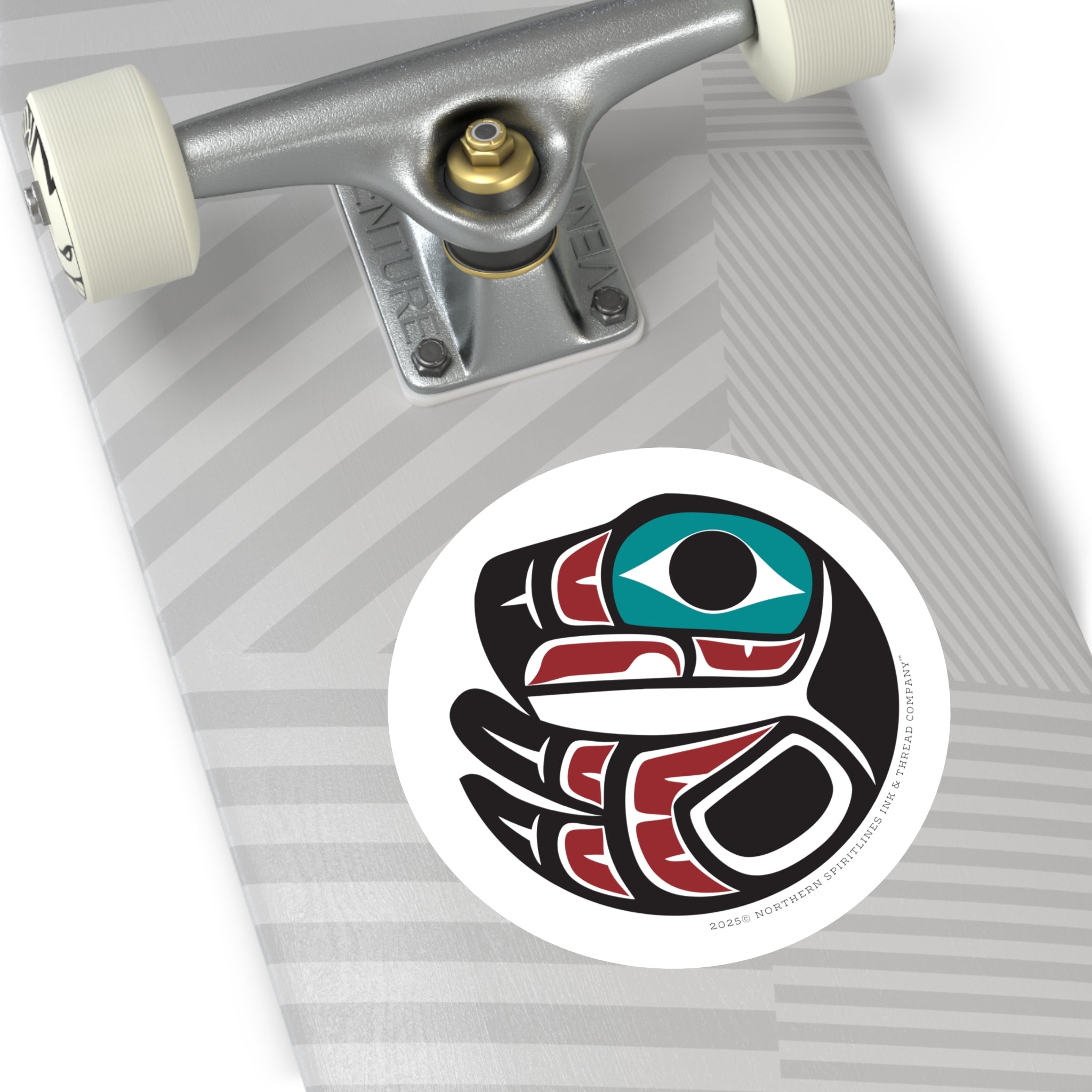Vinyl Sticker Indoor/Outdoor - Round Tribal Eagle - Northern Spiritlines™