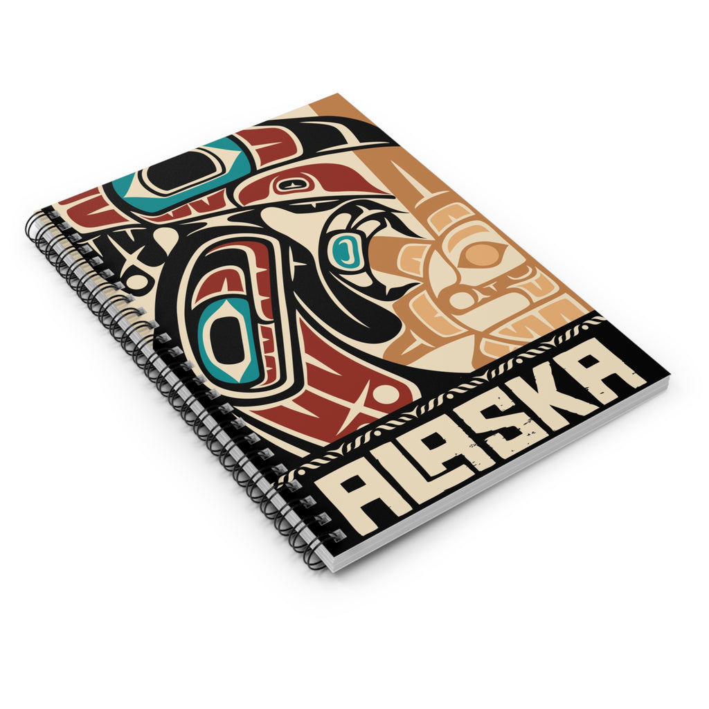 Spiral Notebook, Journal | Alaska Tribal Raven | Stateline™ Collection