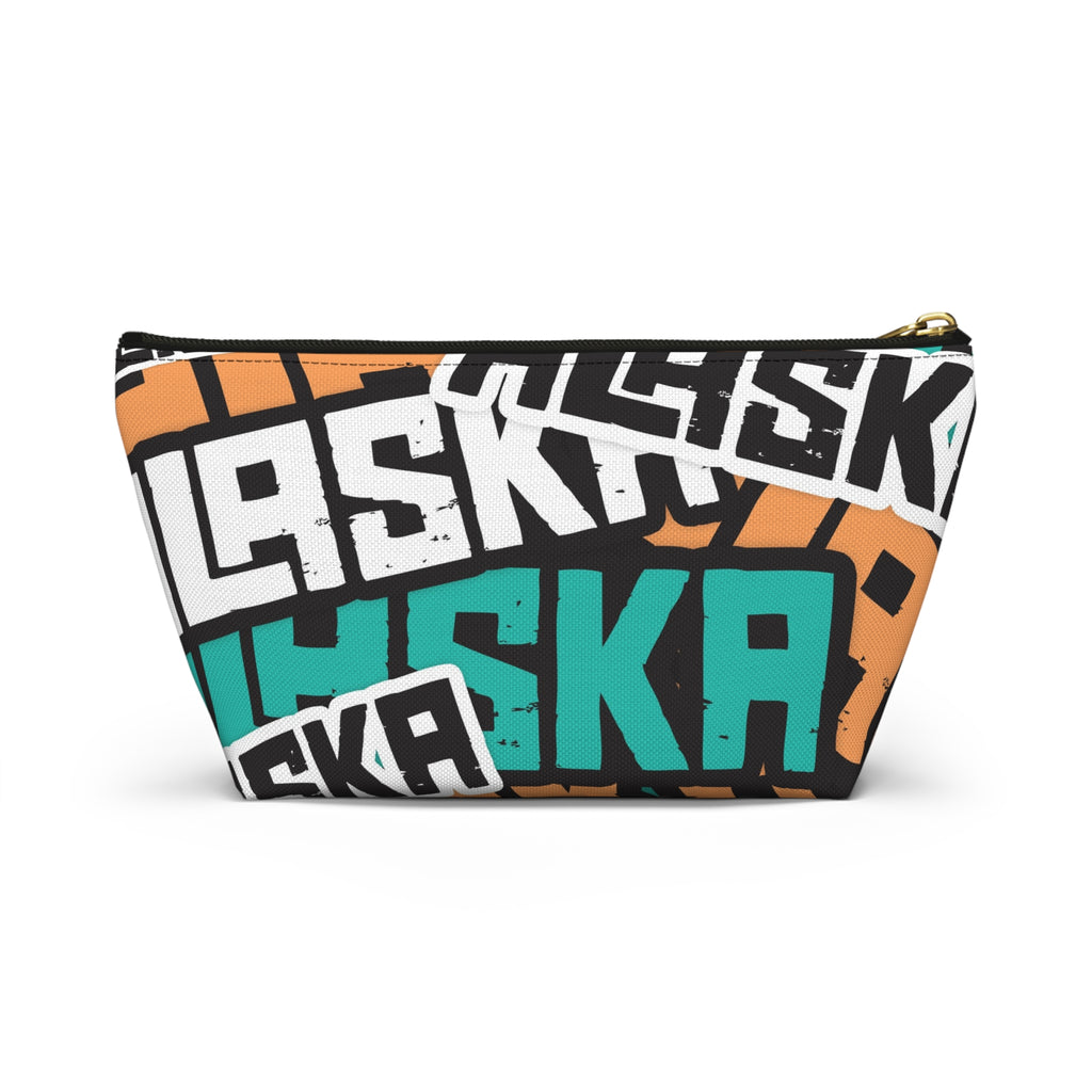 Travel Accessory Zipper Pouch - AK Sticker Bomb - AK State Line™ Collection
