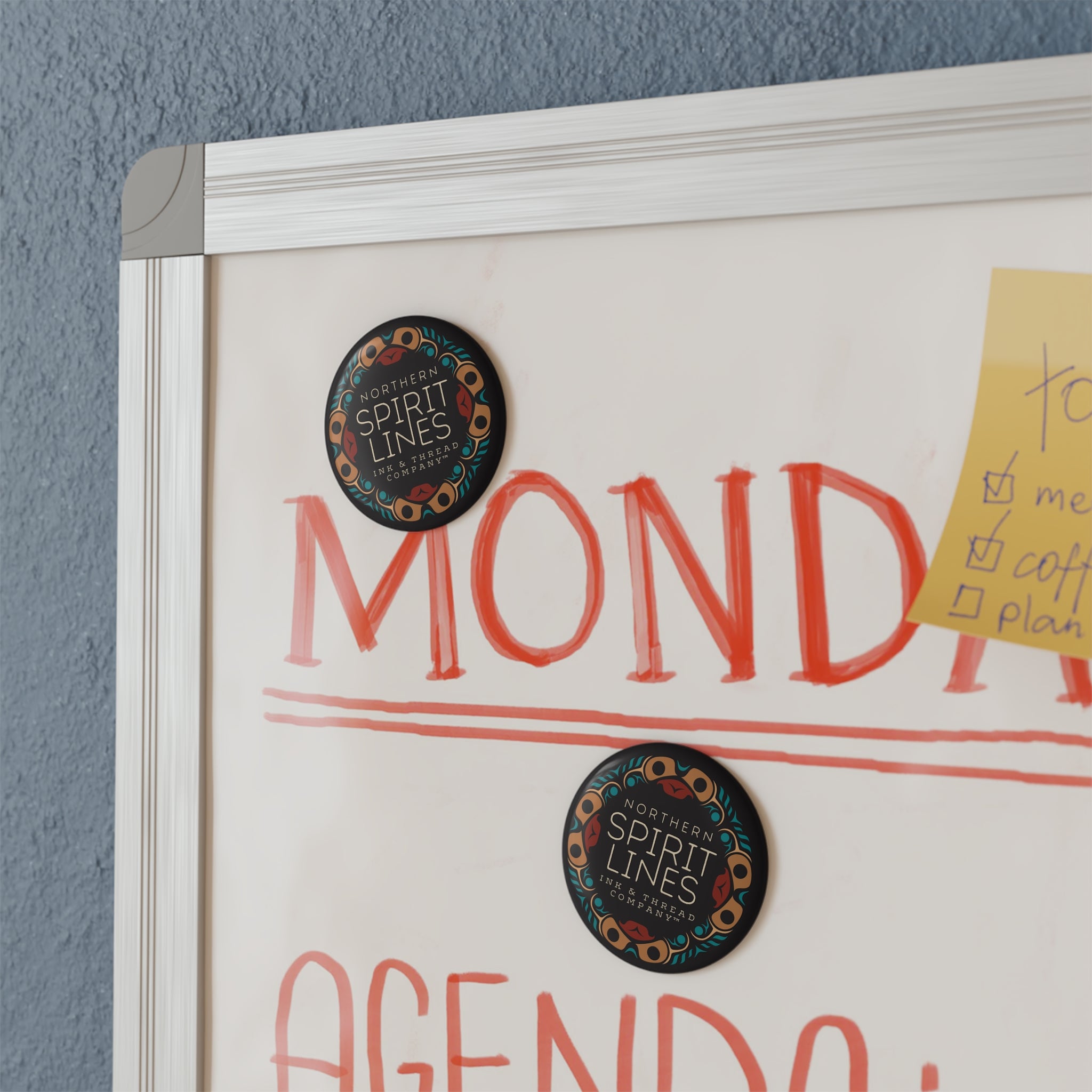 Round Metal Magnet - Northern Spiritlines™ Logo