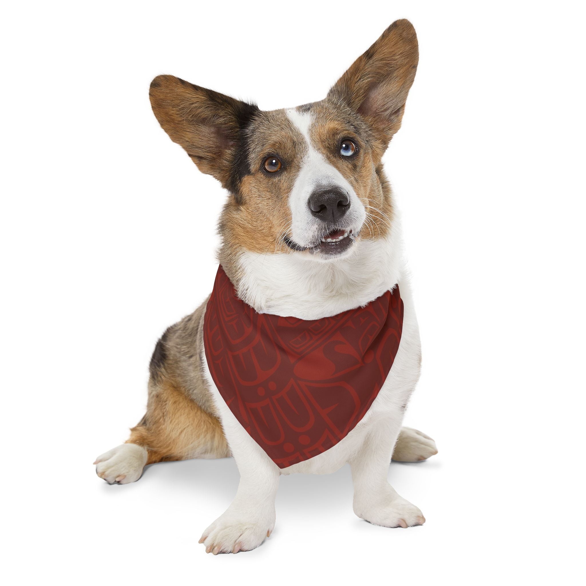 Pet Bandana Collar - Classic Tribal Print (Red) Northern Spiritlines™