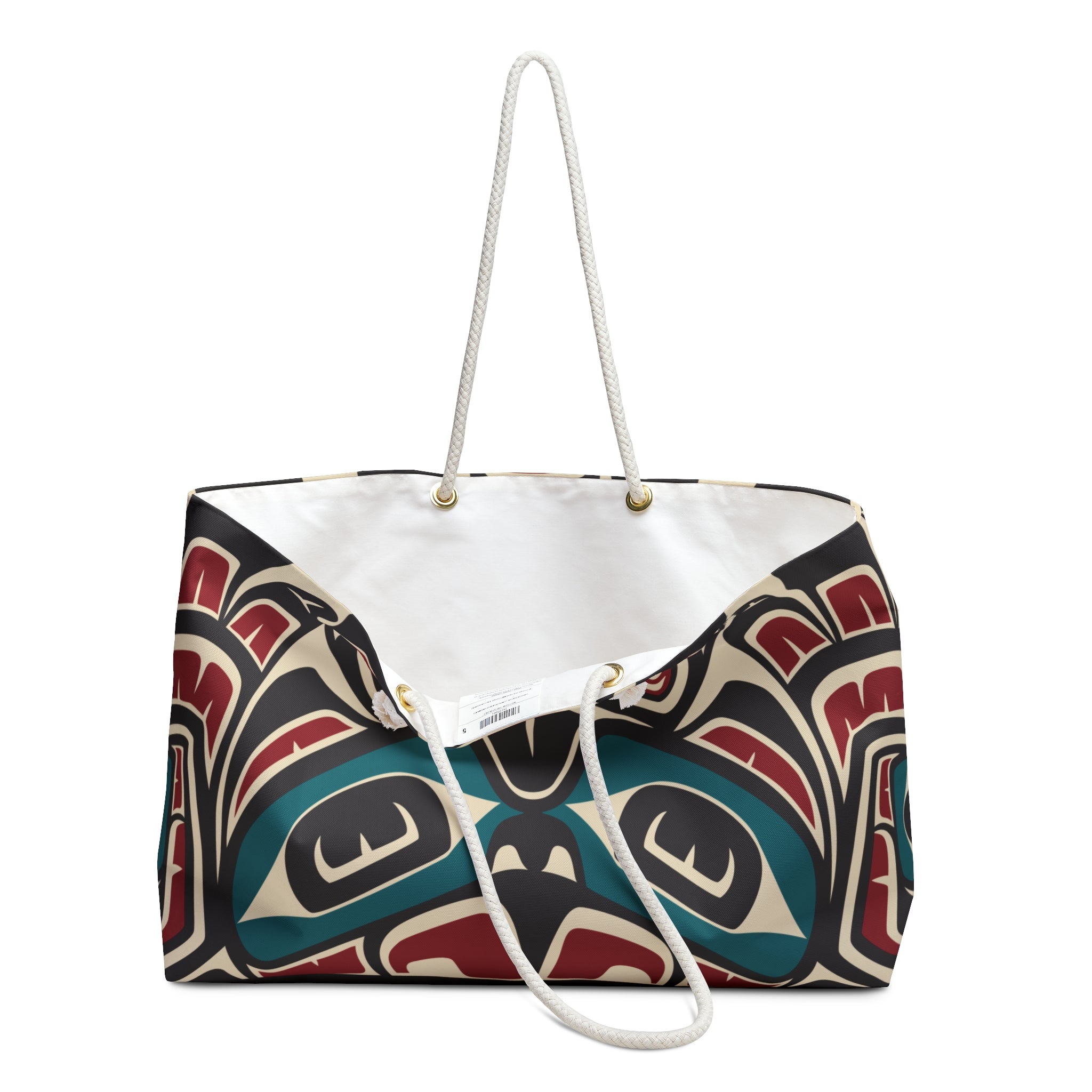 Weekender Tote Bag - Classic Tribal Eagle No. 2 Print - Northern Spiritlines™