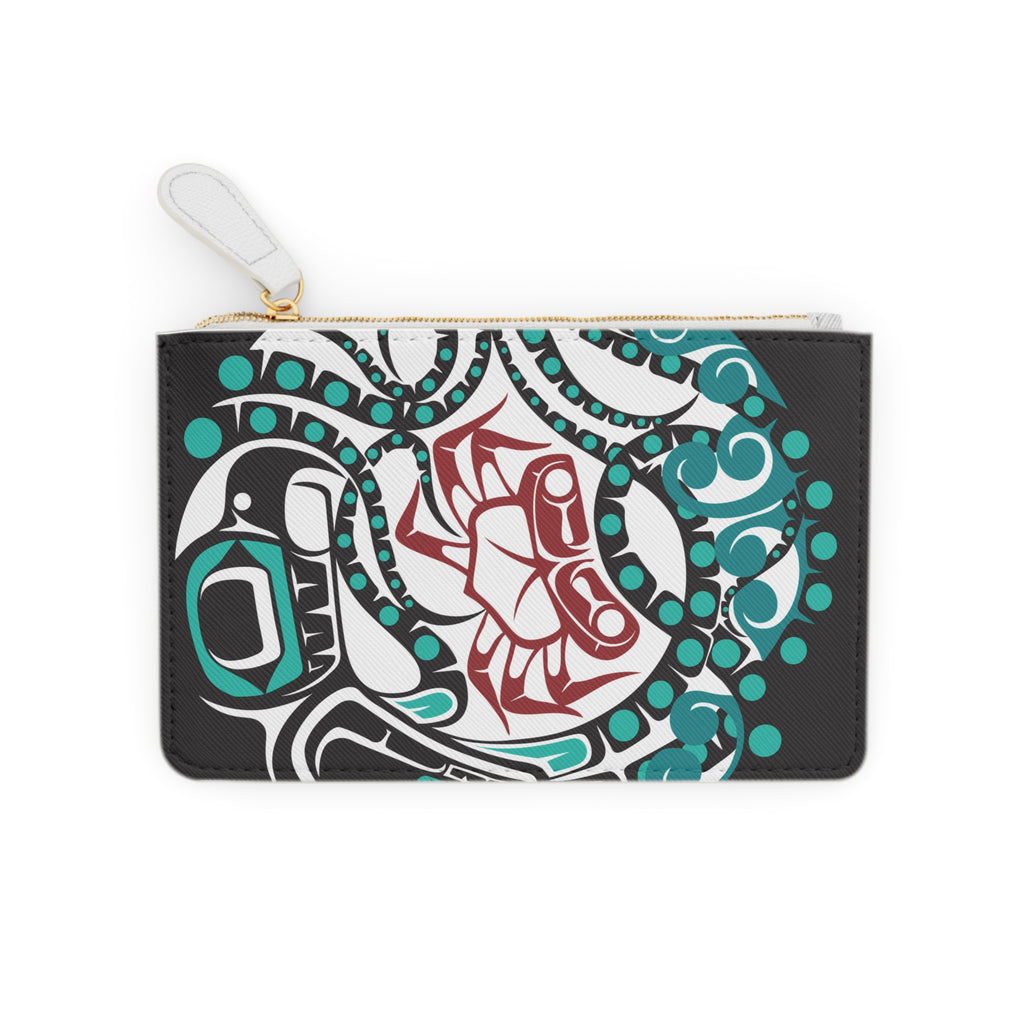 Mini Clutch Bag/Wallet - Classic Tribal Octopus - Northern Spiritlines™