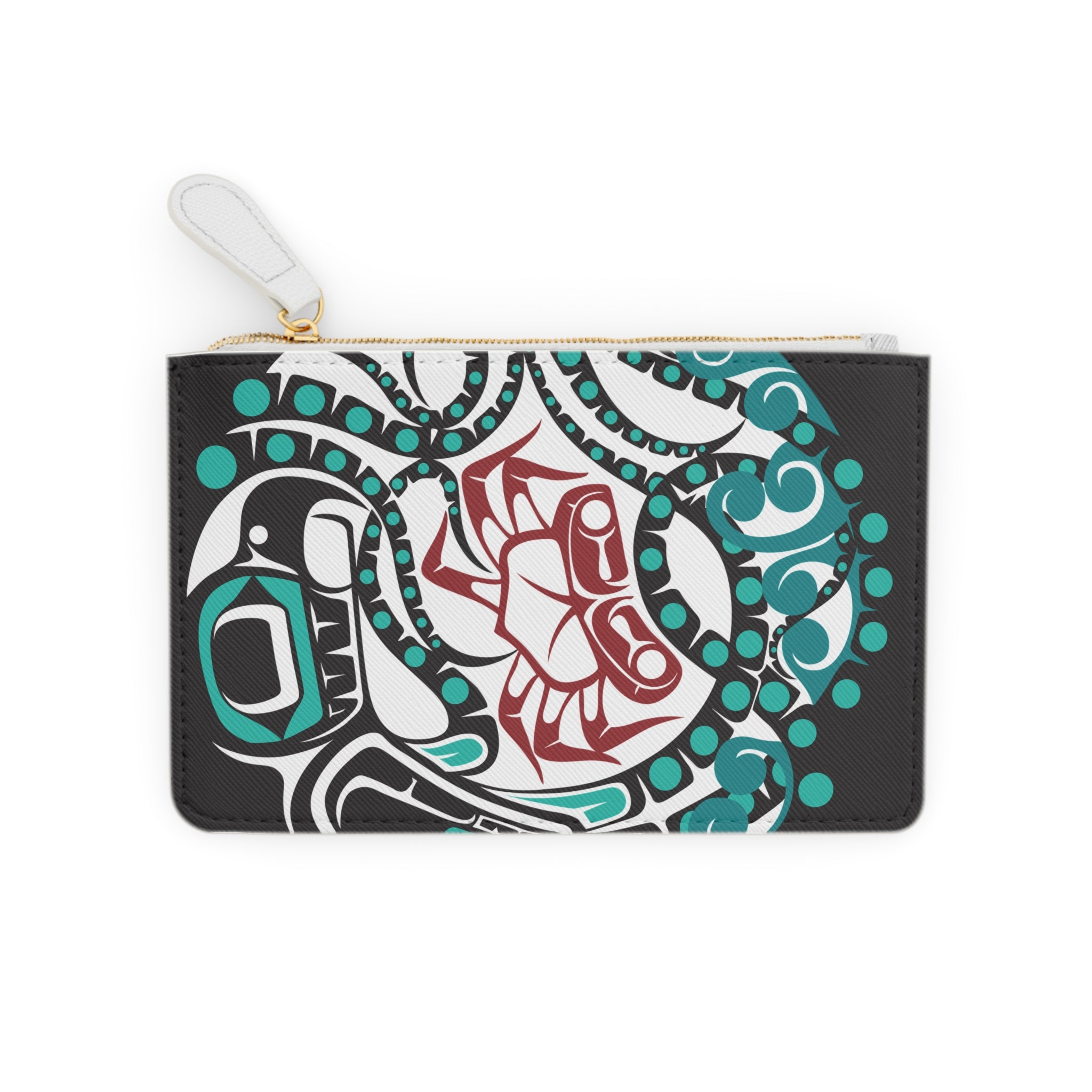 Mini Clutch Bag/Wallet - Classic Tribal Octopus - Northern Spiritlines™