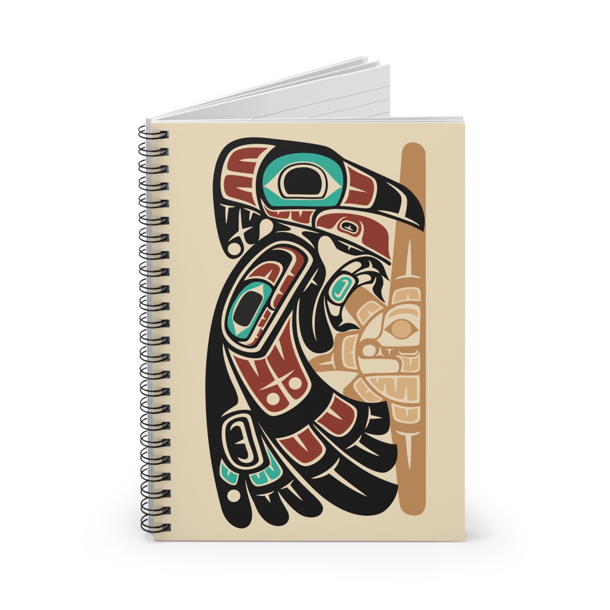 Journal - Spiral Bound | Tribal Raven & Sun | Signature Collection