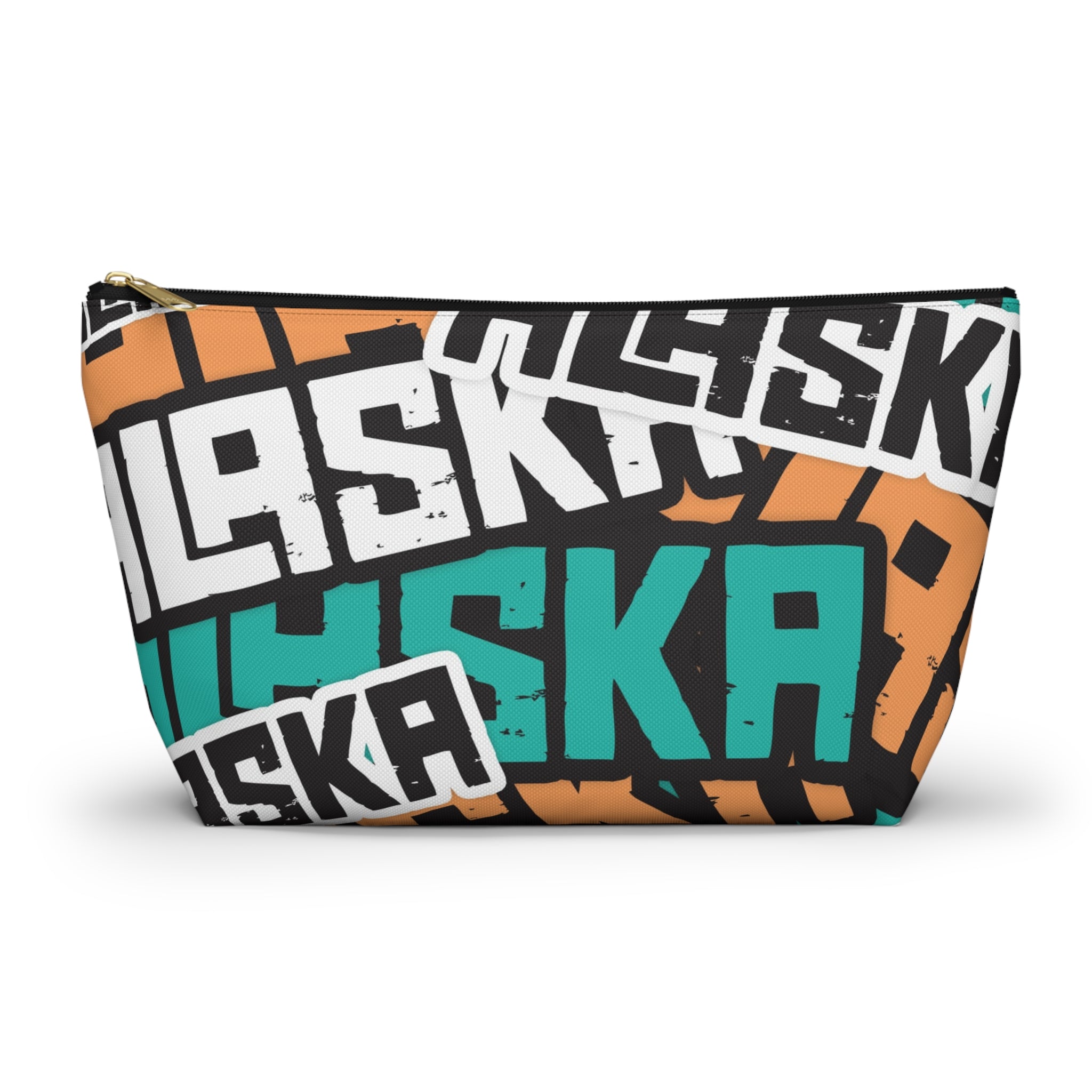 Travel Accessory Zipper Pouch - AK Sticker Bomb - AK State Line™ Collection
