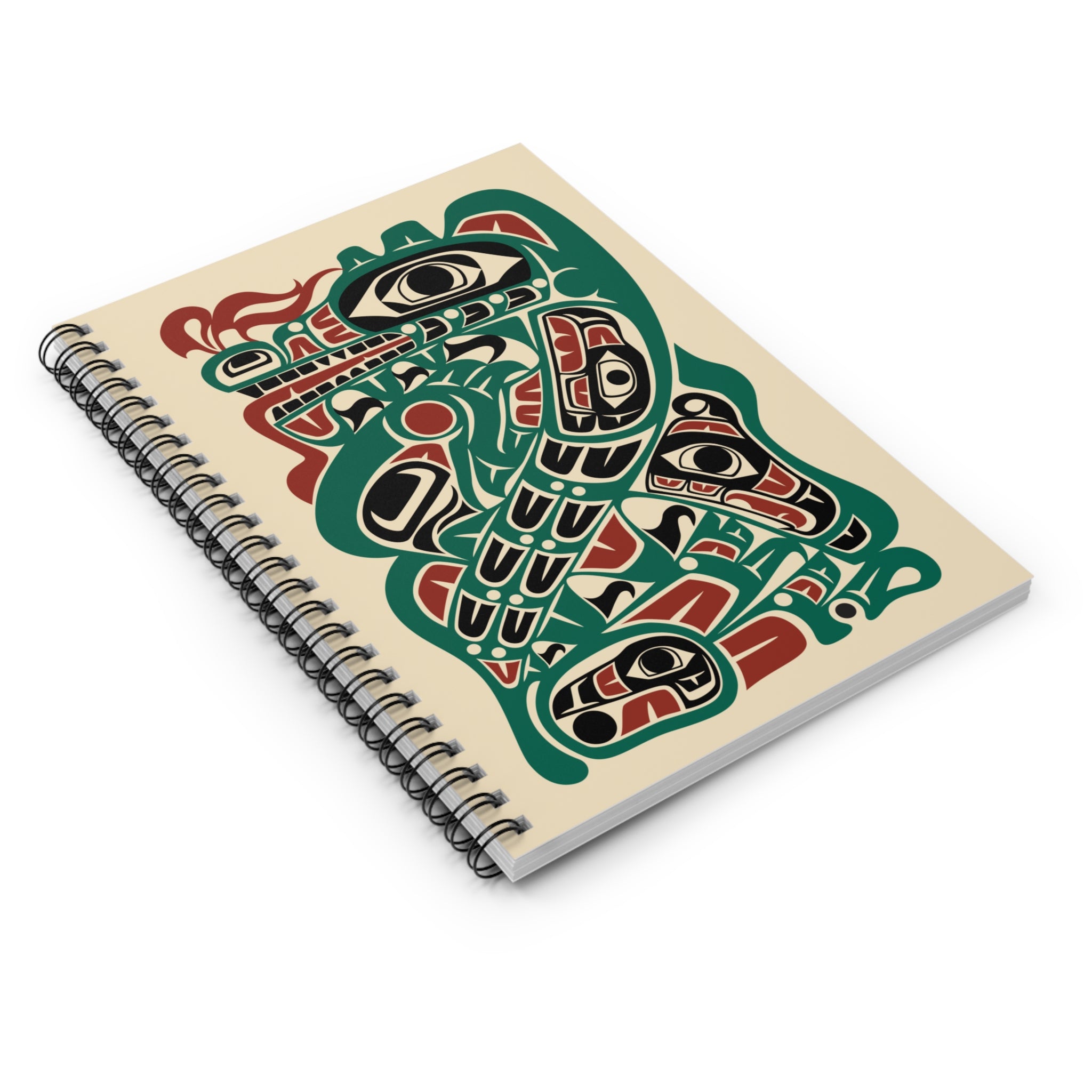 Journal - Spiral Bound | Classic Tribal Sea Monster | Signature Collection
