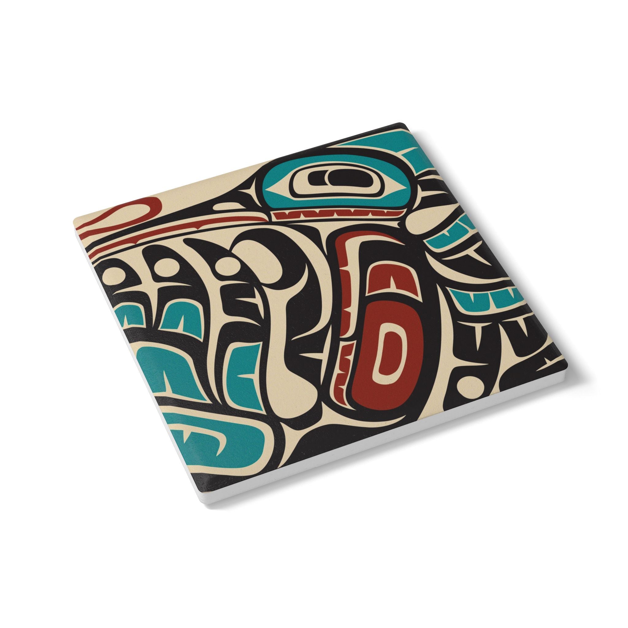 Ceramic Coaster - Classic Tribal Hummingbird Print - Northern Spiritlines™