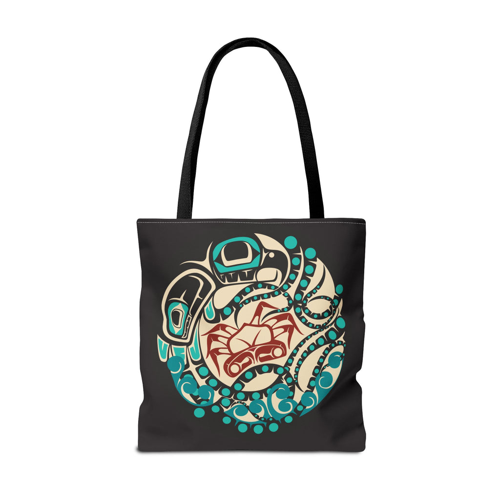 Canvas Tote Bag - Classic Tribal Octopus Print - Northern Spiritlines™