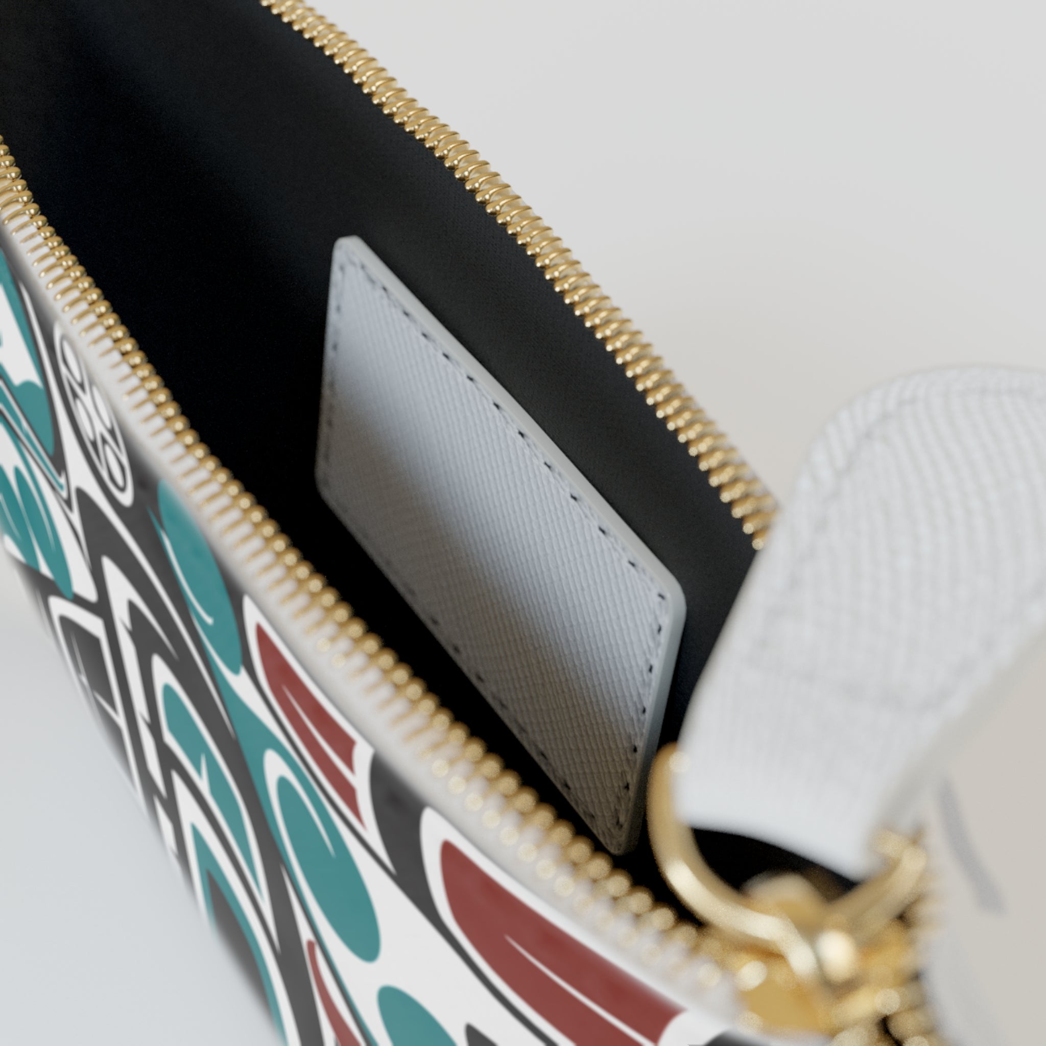 Mini Clutch Bag/Wallet - Classic Tribal Orca - Northern Spiritlines™