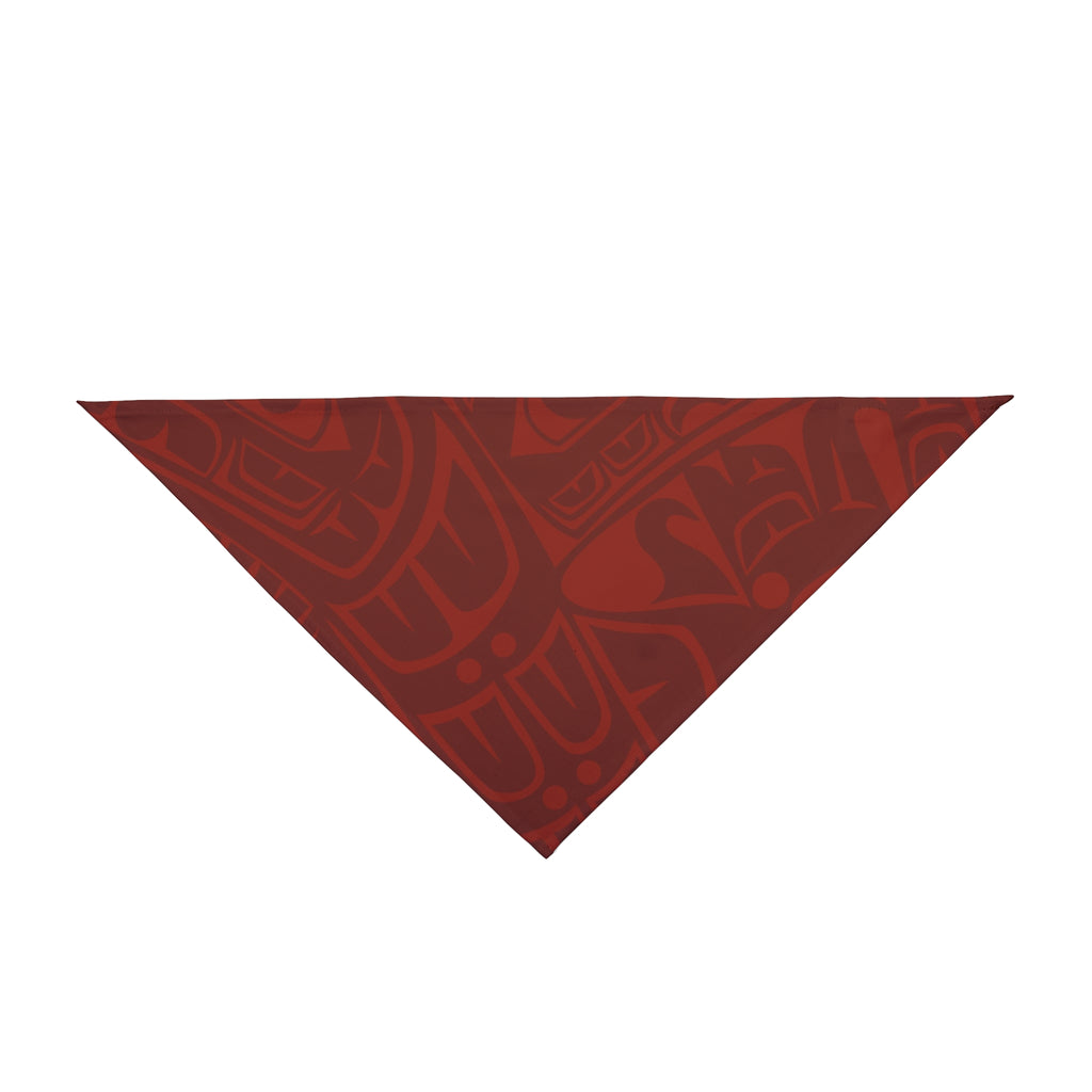 Pet Bandana - Classic Tribal Print (Red) - Northern Spiritlines™