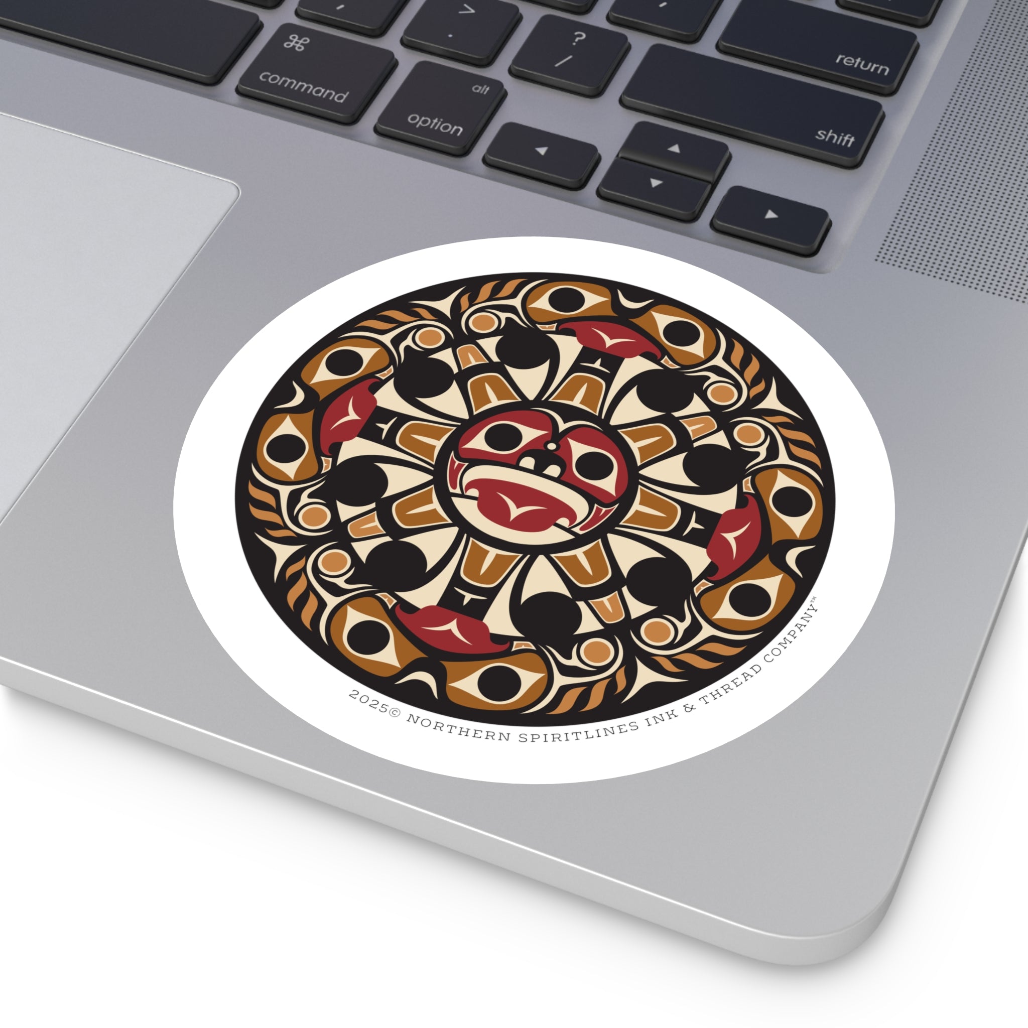 Vinyl Sticker Indoor/Outdoor - Round Tribal Sun - Northern Spiritlines™