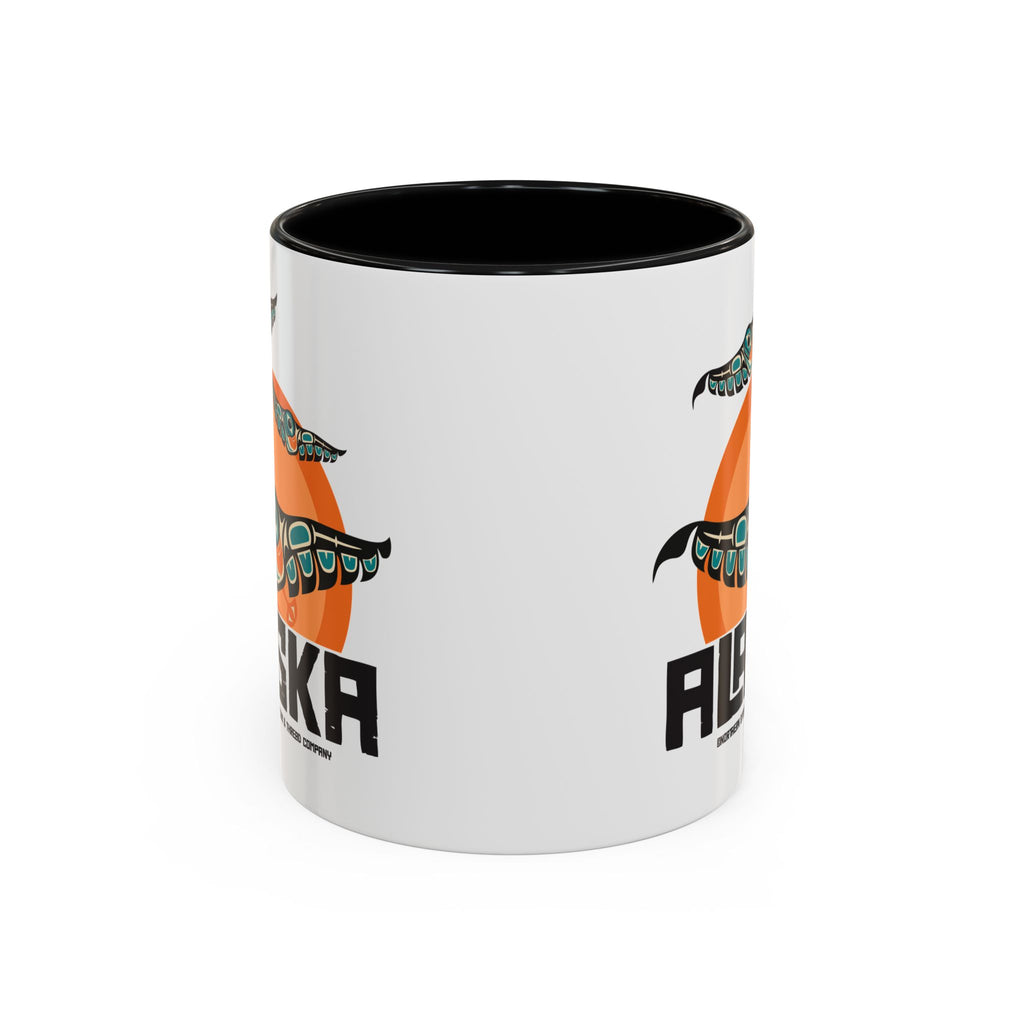 11 oz. Coffee Mug - Alaska Tribal Puffin - AK State Line™ Collection