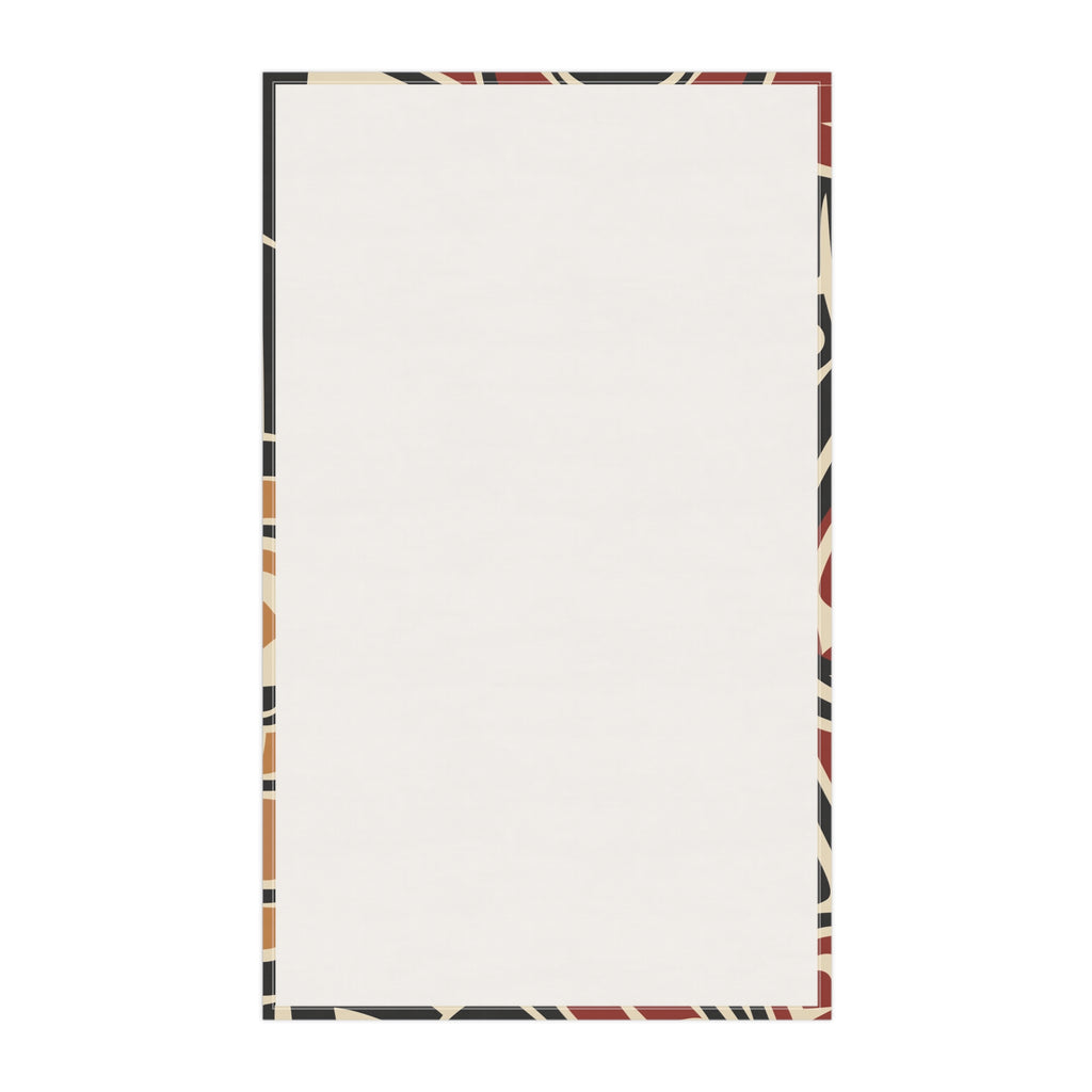 Cotton Twill Tea Towel - Classic Tribal Raven - Northern Spiritlines™