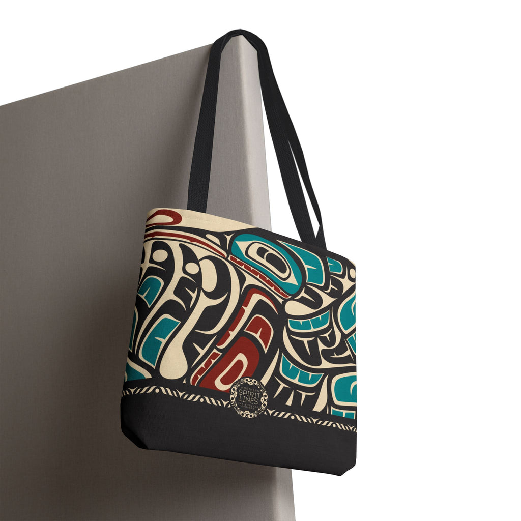 Canvas Tote Bag - Classic Tribal Hummingbird Print - Northern Spiritlines™