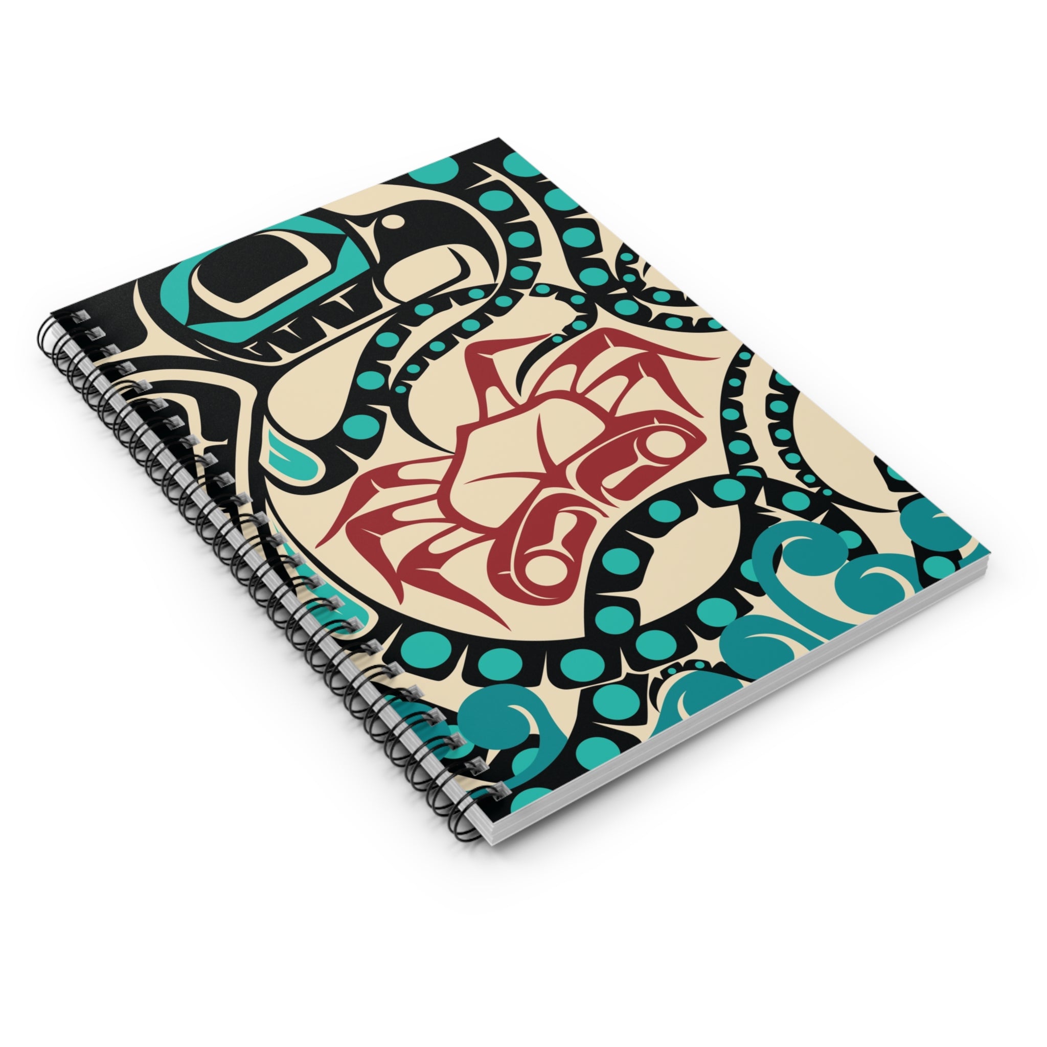 Journal - Spiral Bound | Classic Tribal Octopus | Signature Collection