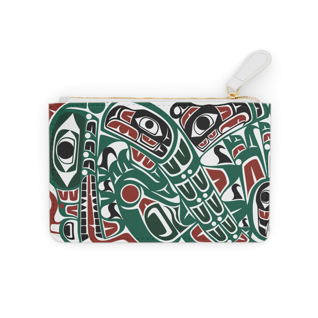 Mini Clutch Bag/Wallet - Classic Tribal Sea Monster - Northern Spiritlines™