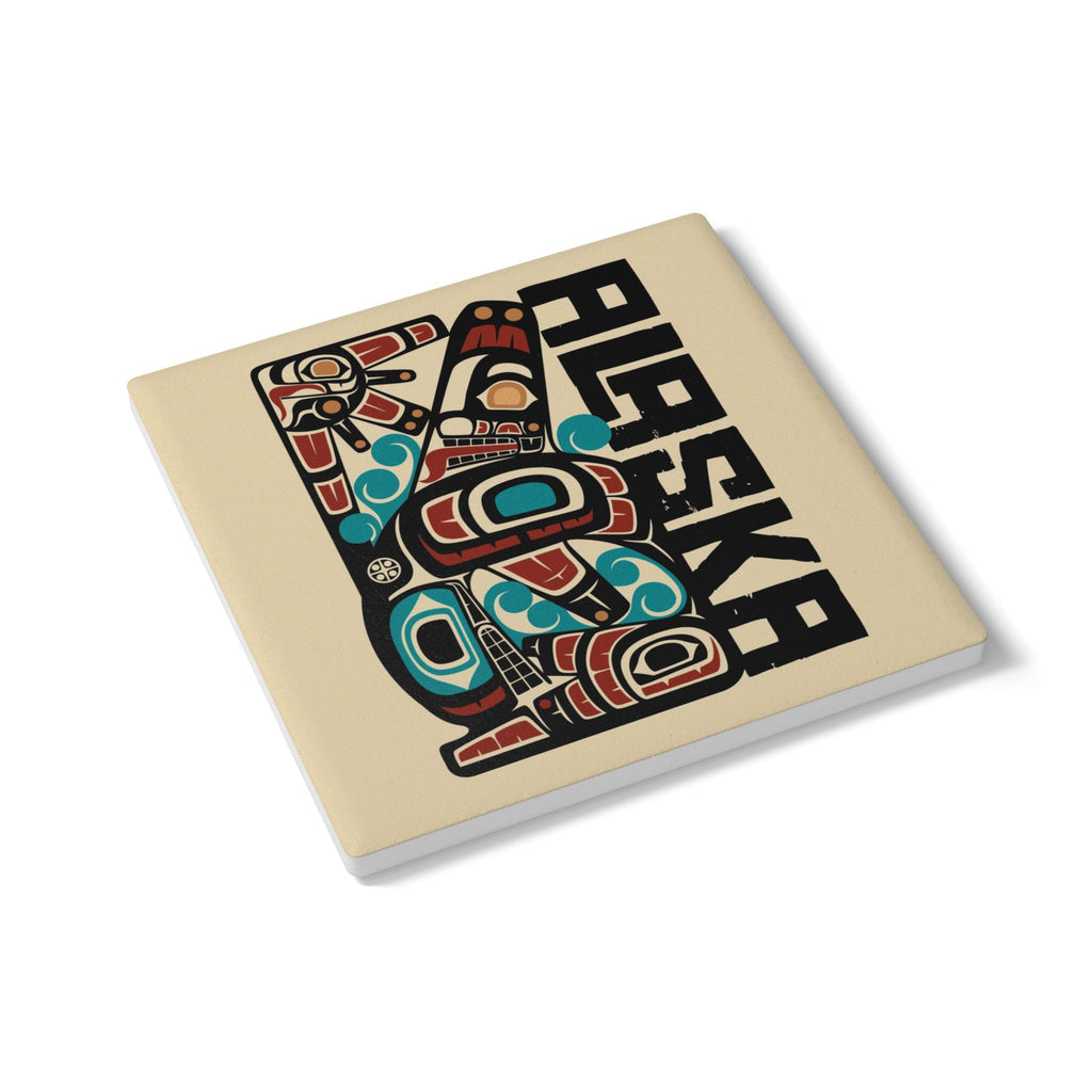 Ceramic Coaster | Alaska Tribal Orca | Stateline Collection