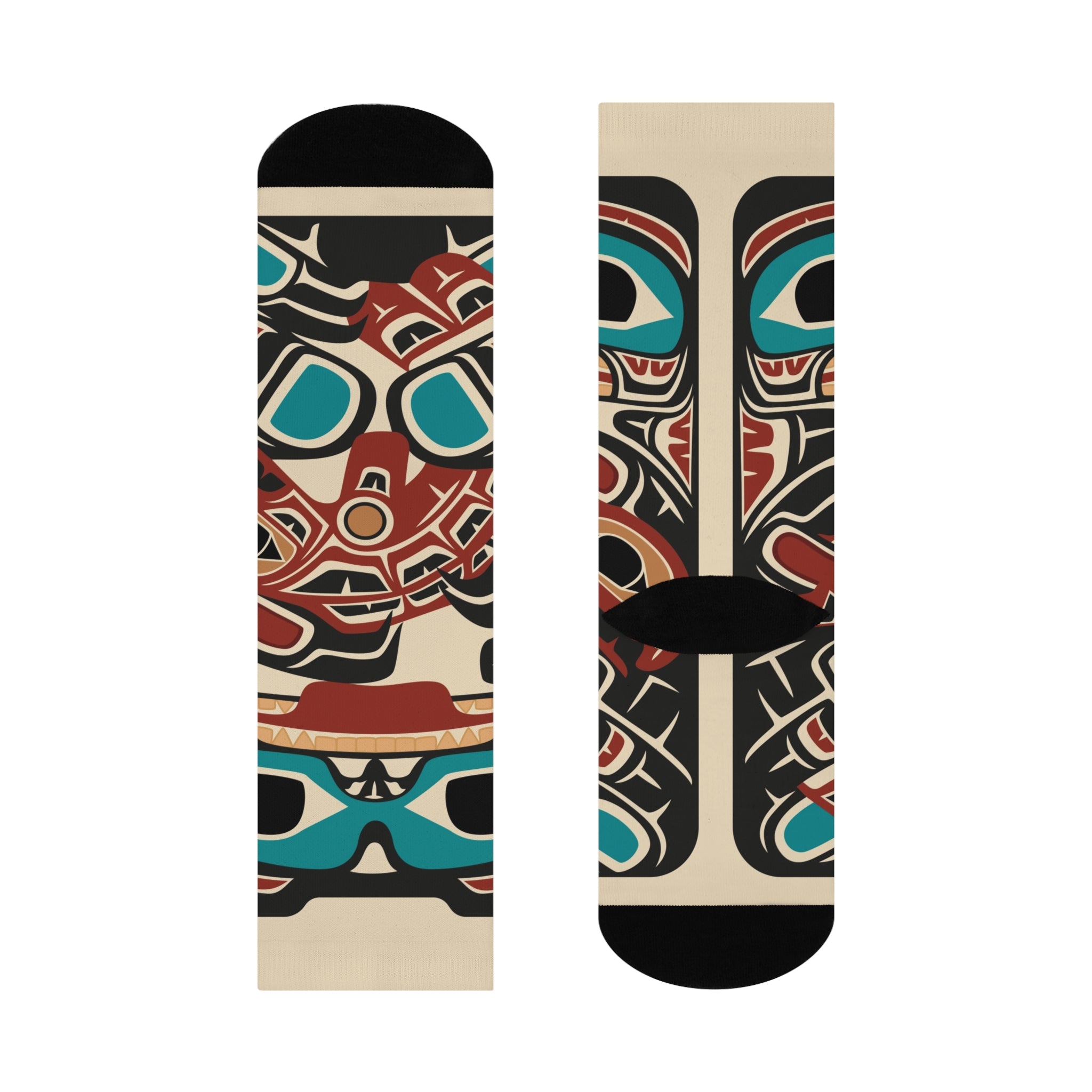 Socks | Classic Tribal Bear & Salmon | Signature Collection